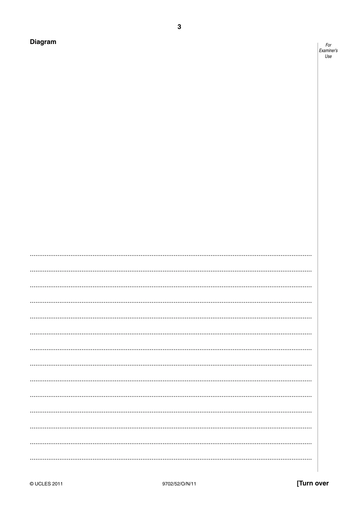 Cambridge A Level Physics 9702 2011 Oct/Nov Paper 5 · Variant 2 question paper, page 3 of 8