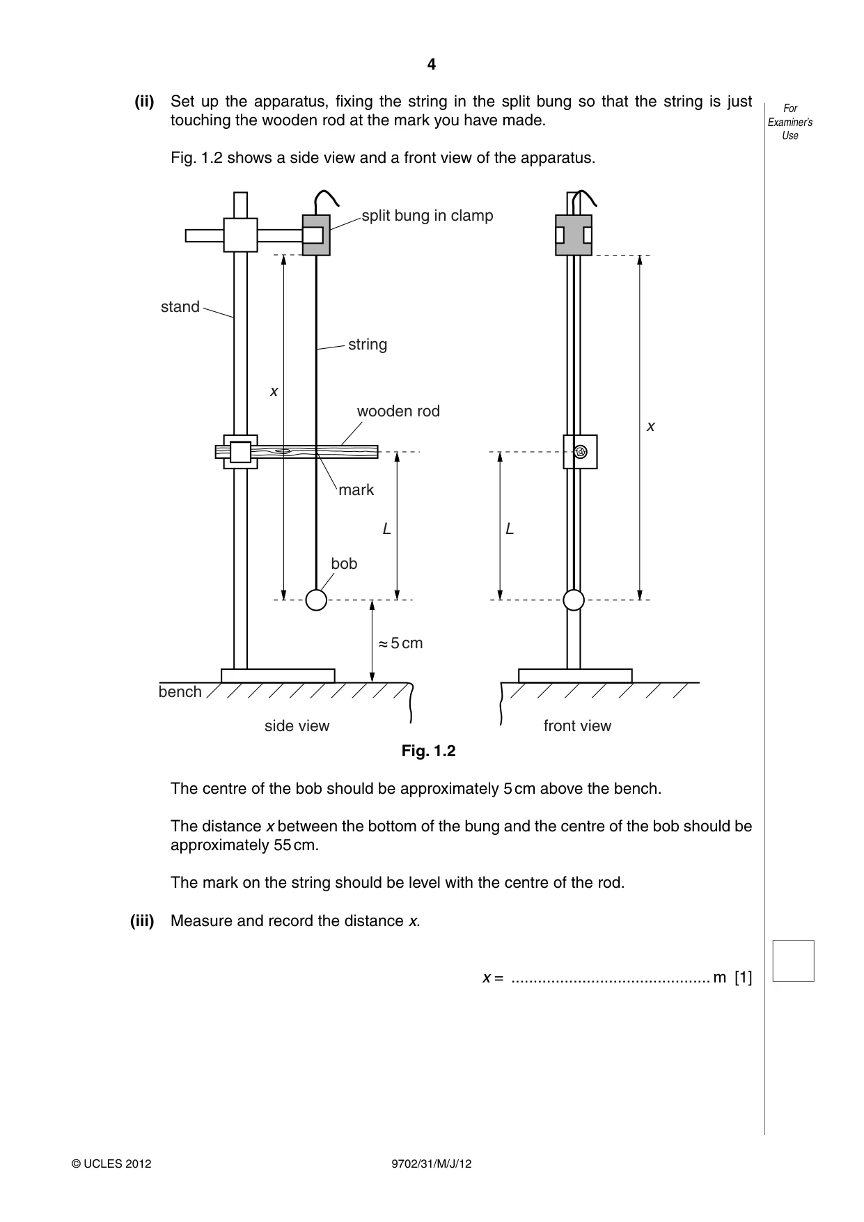 Cambridge A Level Physics 9702 2012 May/June Paper 3 · Variant 1 question paper, page 4 of 12