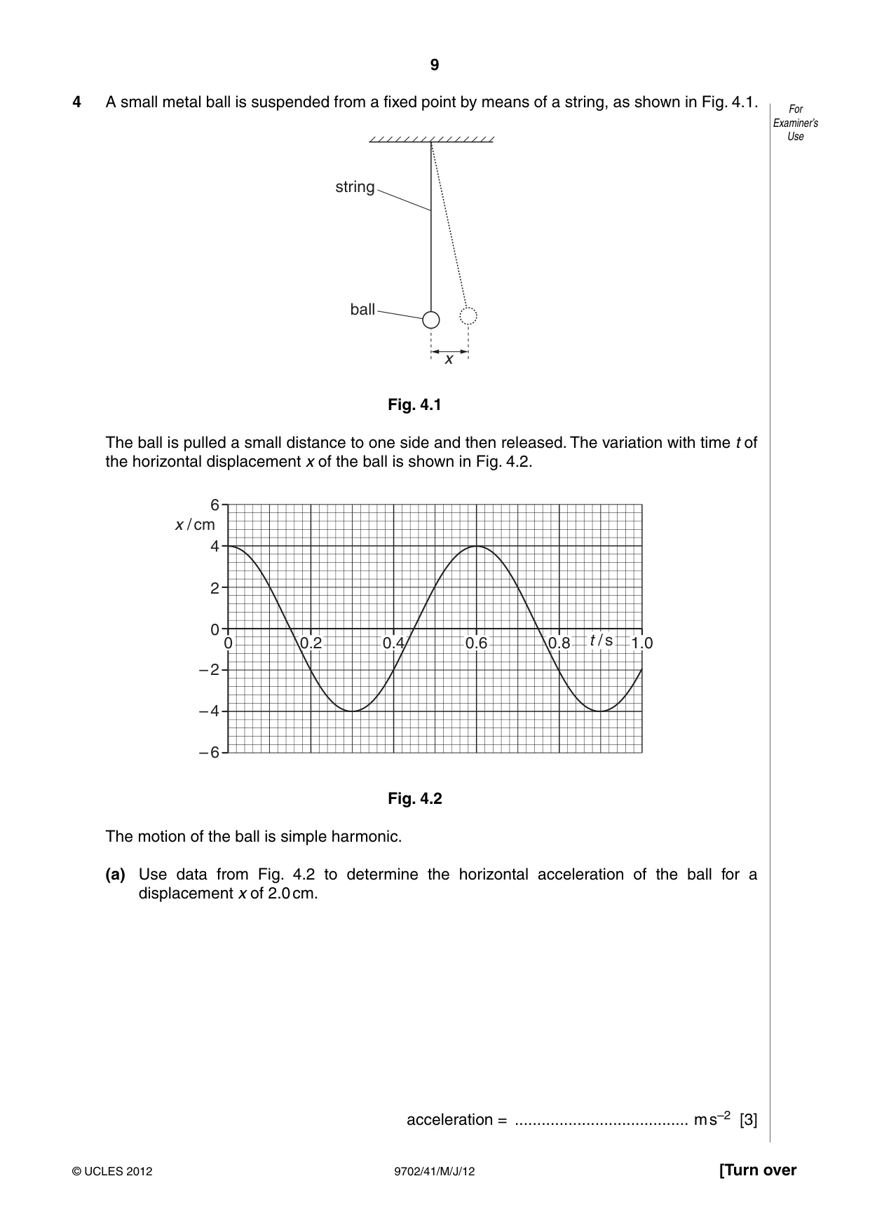 Cambridge A Level Physics 9702 2012 May/June Paper 4 · Variant 1 question paper, page 9 of 24