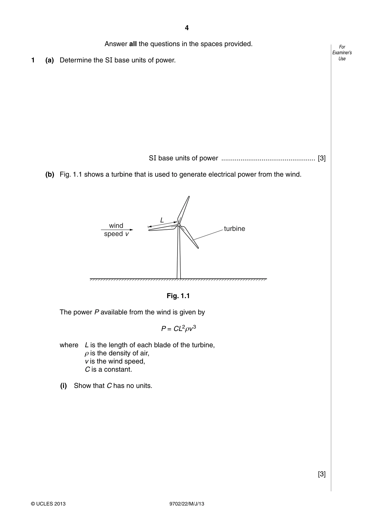 Cambridge A Level Physics 9702 2013 May/June Paper 2 · Variant 2 question paper, page 4 of 16