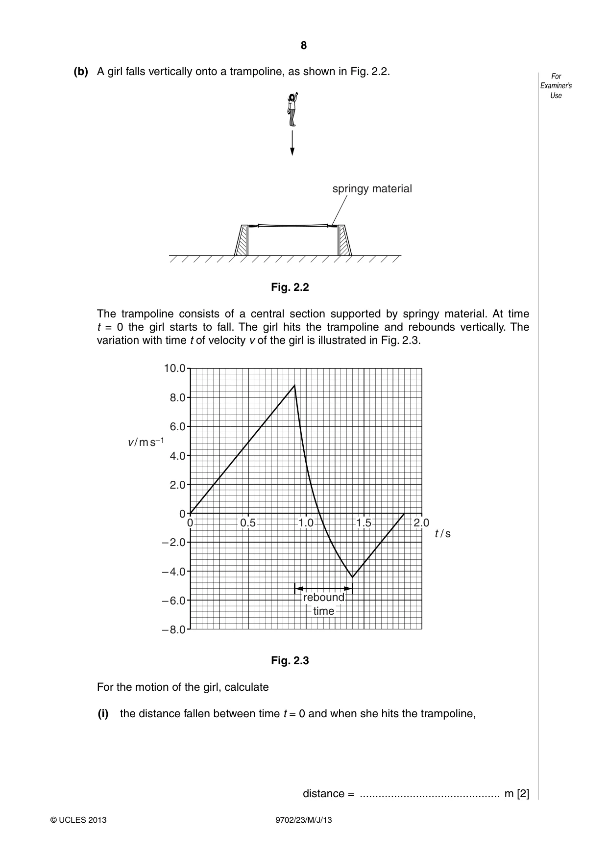 Cambridge A Level Physics 9702 2013 May/June Paper 2 · Variant 3 question paper, page 8 of 16