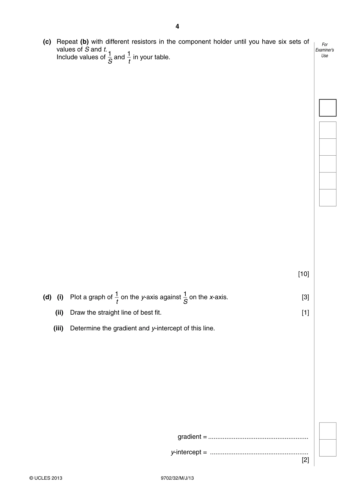 Cambridge A Level Physics 9702 2013 May/June Paper 3 · Variant 2 question paper, page 4 of 12