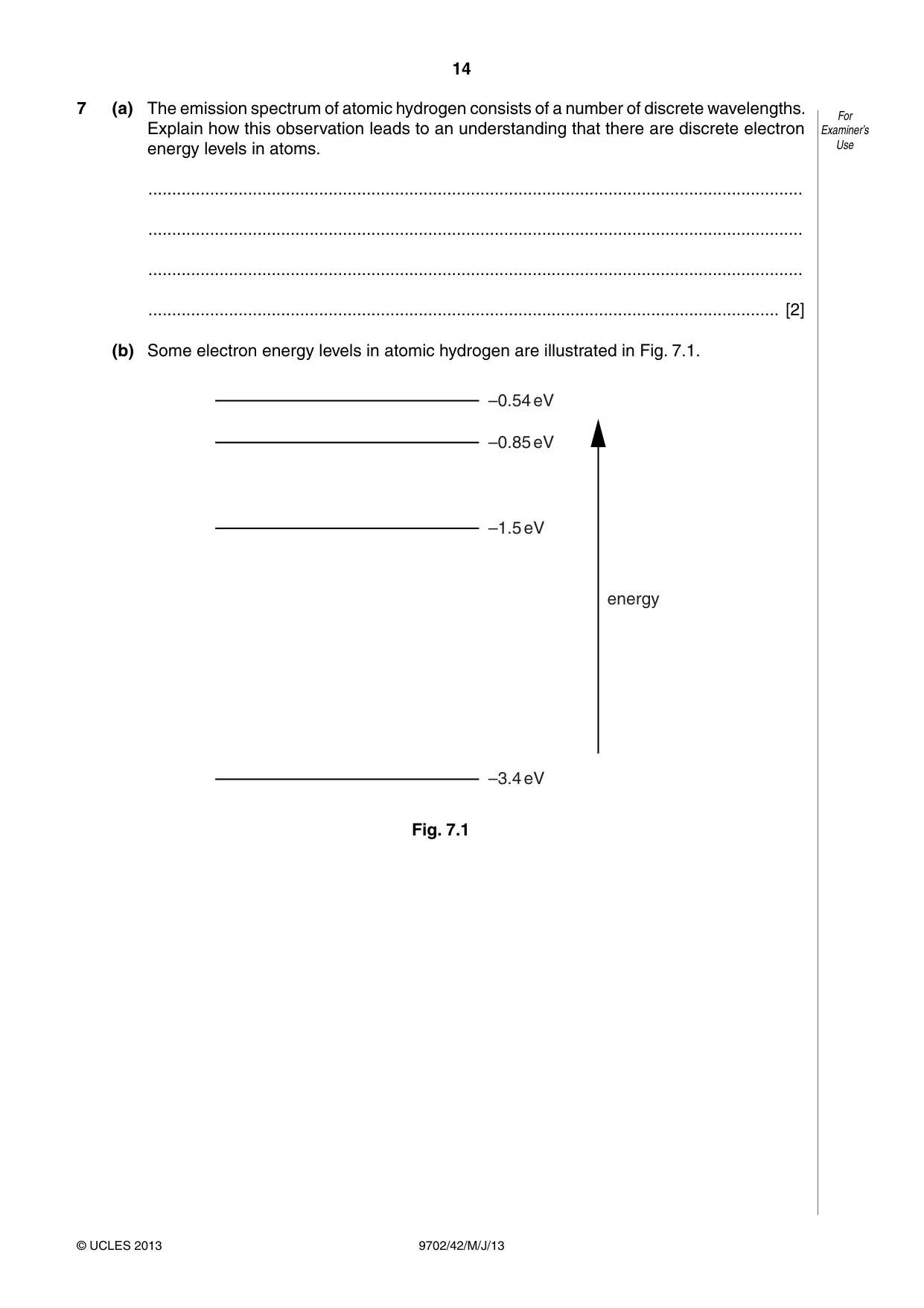 Cambridge A Level Physics 9702 2013 May/June Paper 4 · Variant 2 question paper, page 14 of 24