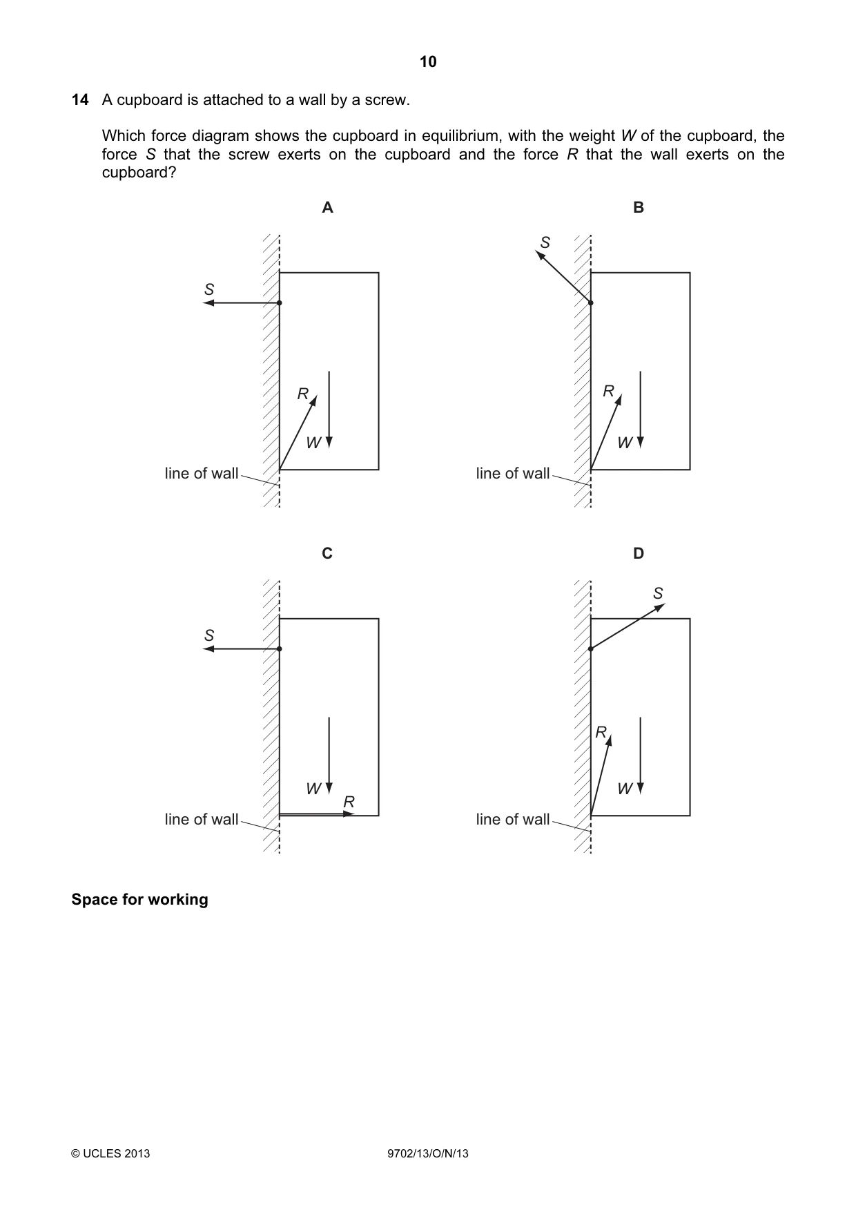 Cambridge A Level Physics 9702 2013 Oct/Nov Paper 1 · Variant 3 question paper, page 10 of 24