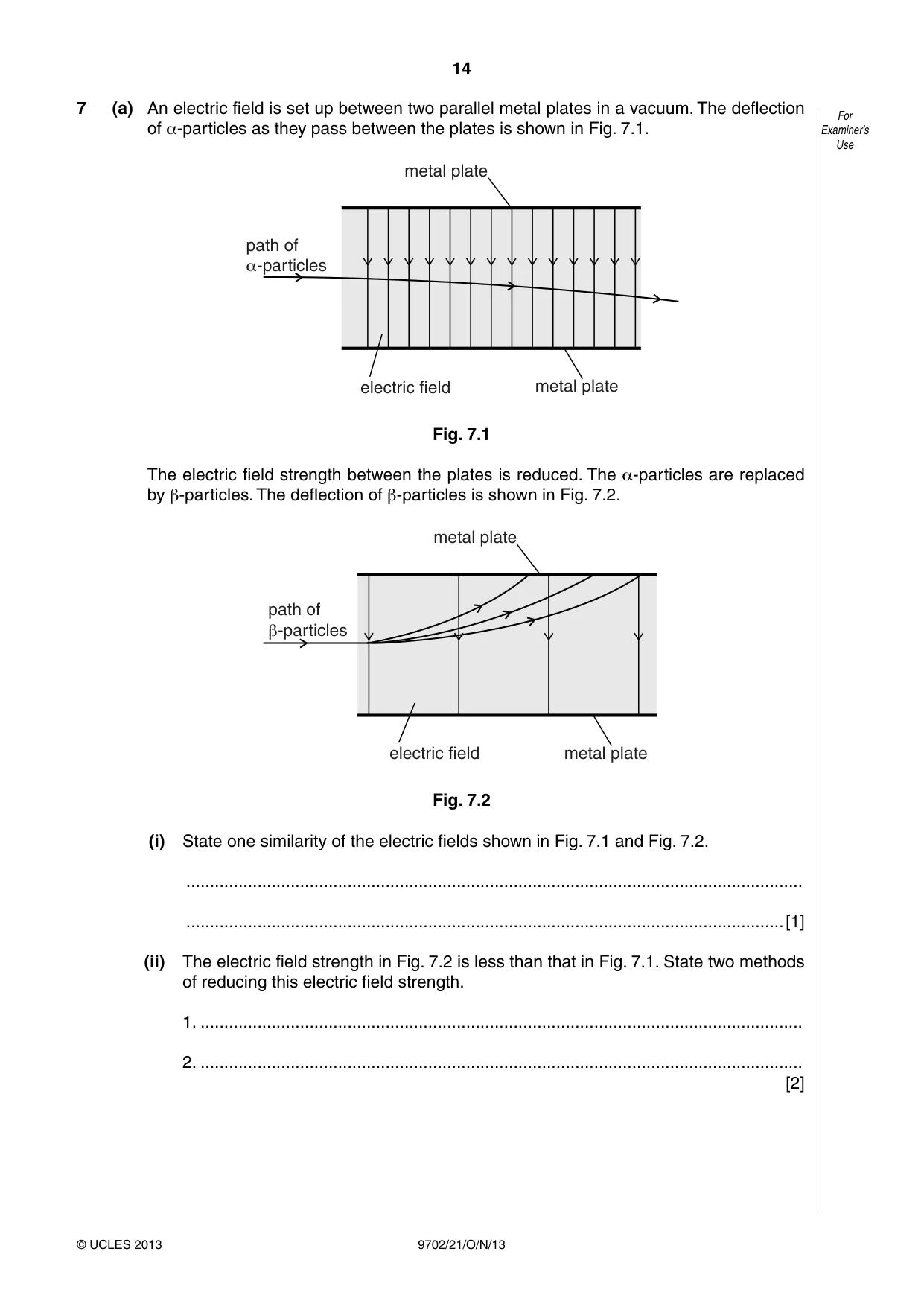 Cambridge A Level Physics 9702 2013 Oct/Nov Paper 2 · Variant 1 question paper, page 14 of 16