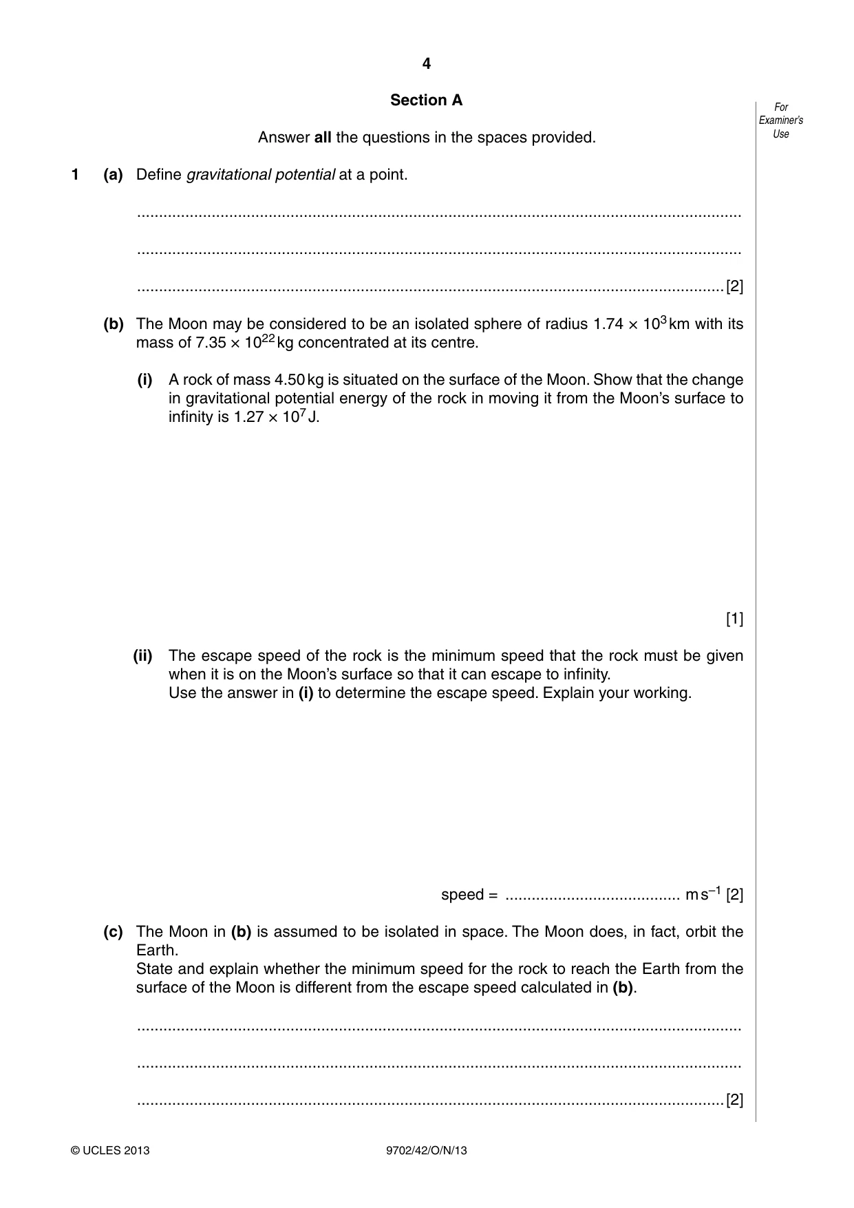 Cambridge A Level Physics 9702 2013 Oct/Nov Paper 4 · Variant 2 question paper, page 4 of 24