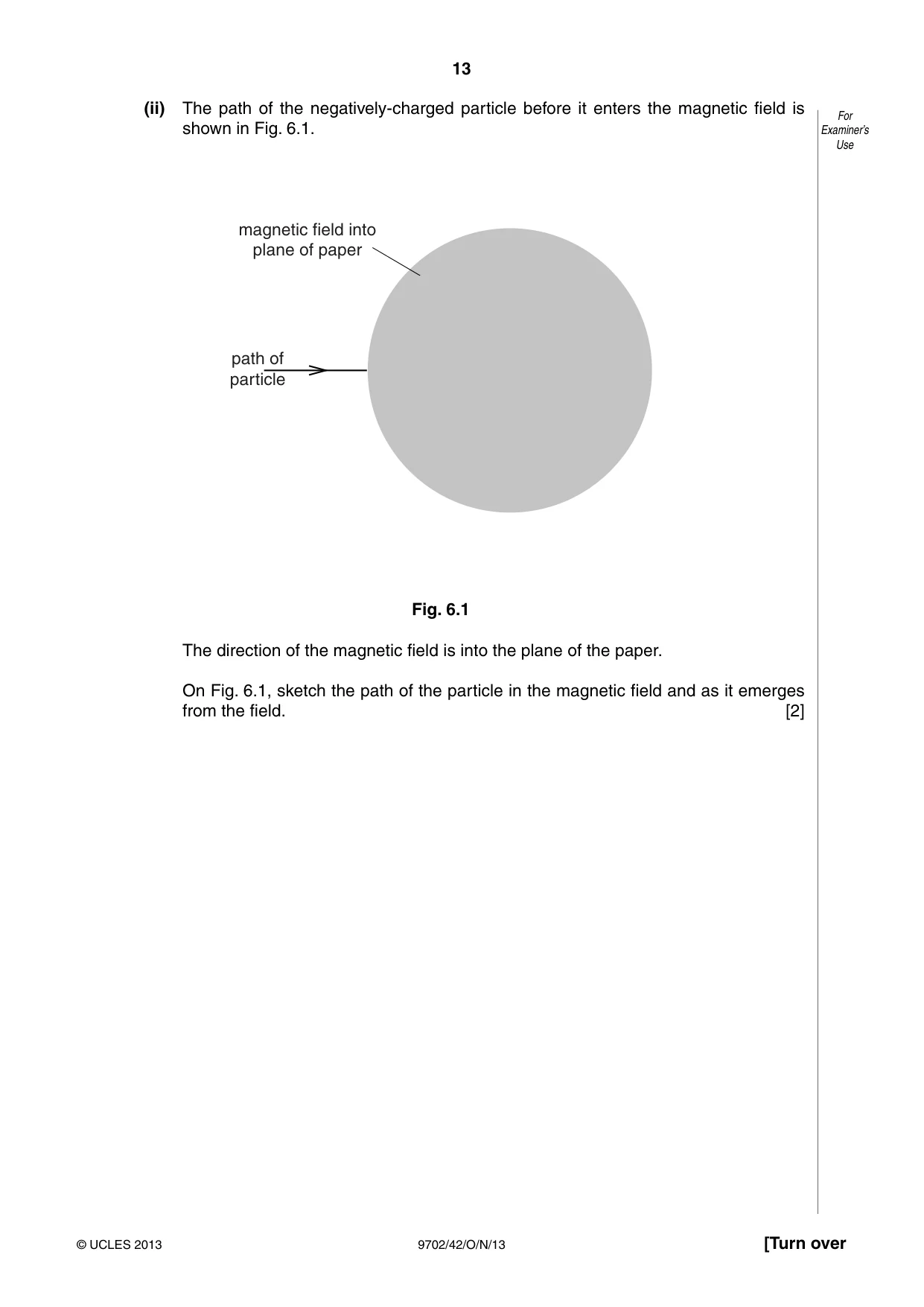 Cambridge A Level Physics 9702 2013 Oct/Nov Paper 4 · Variant 2 question paper, page 13 of 24