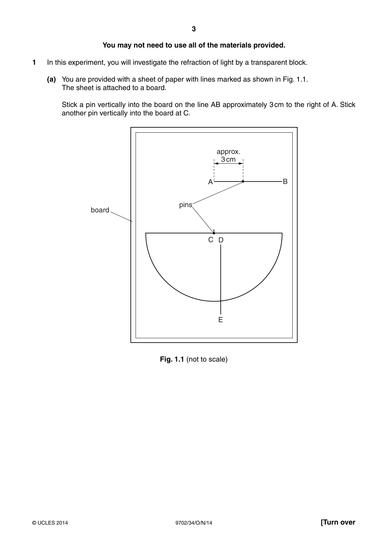 Cambridge A Level Physics 9702 2014 Oct/Nov Paper 3 · Variant 4 question paper, page 3 of 12
