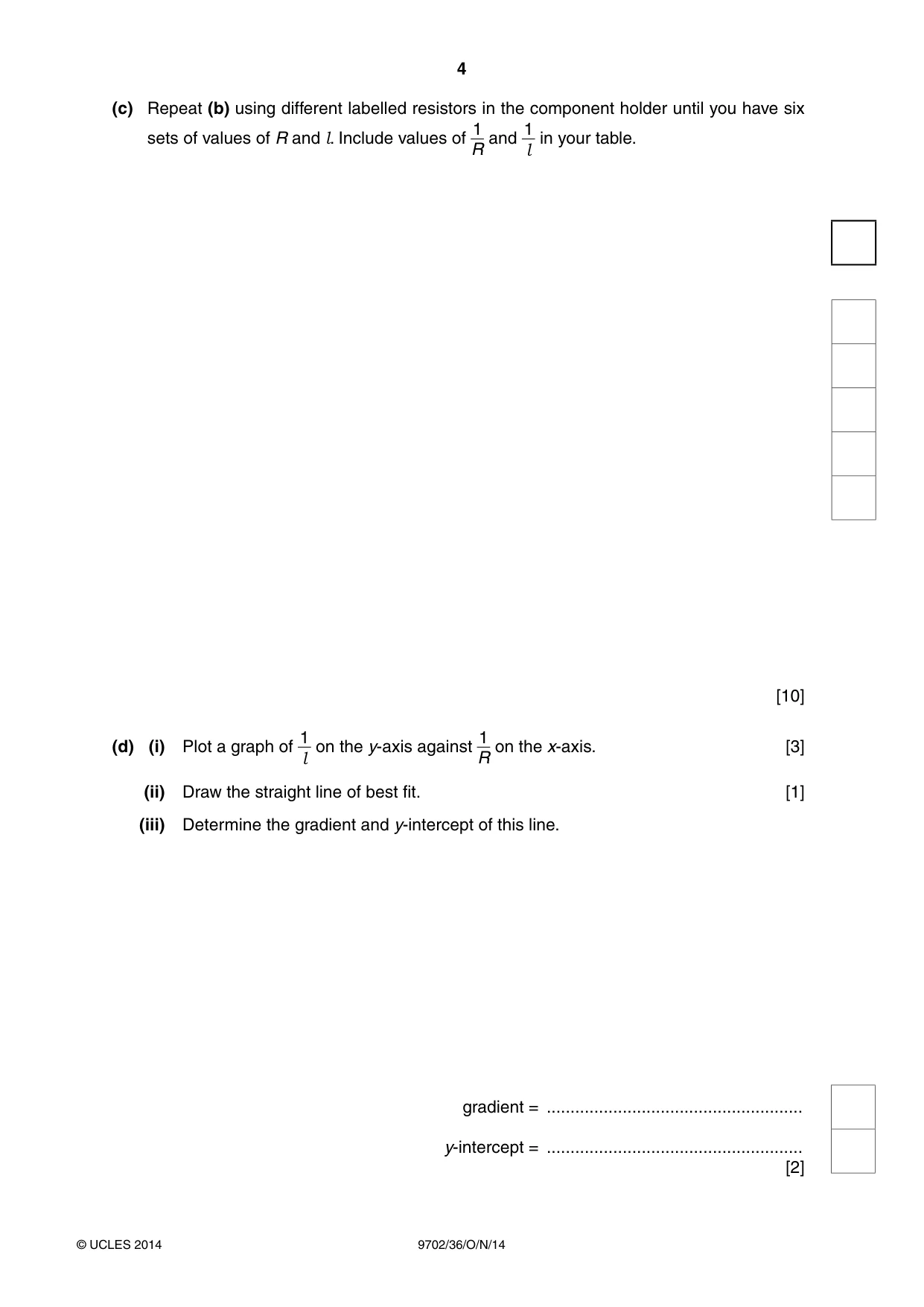 Cambridge A Level Physics 9702 2014 Oct/Nov Paper 3 · Variant 6 question paper, page 4 of 12