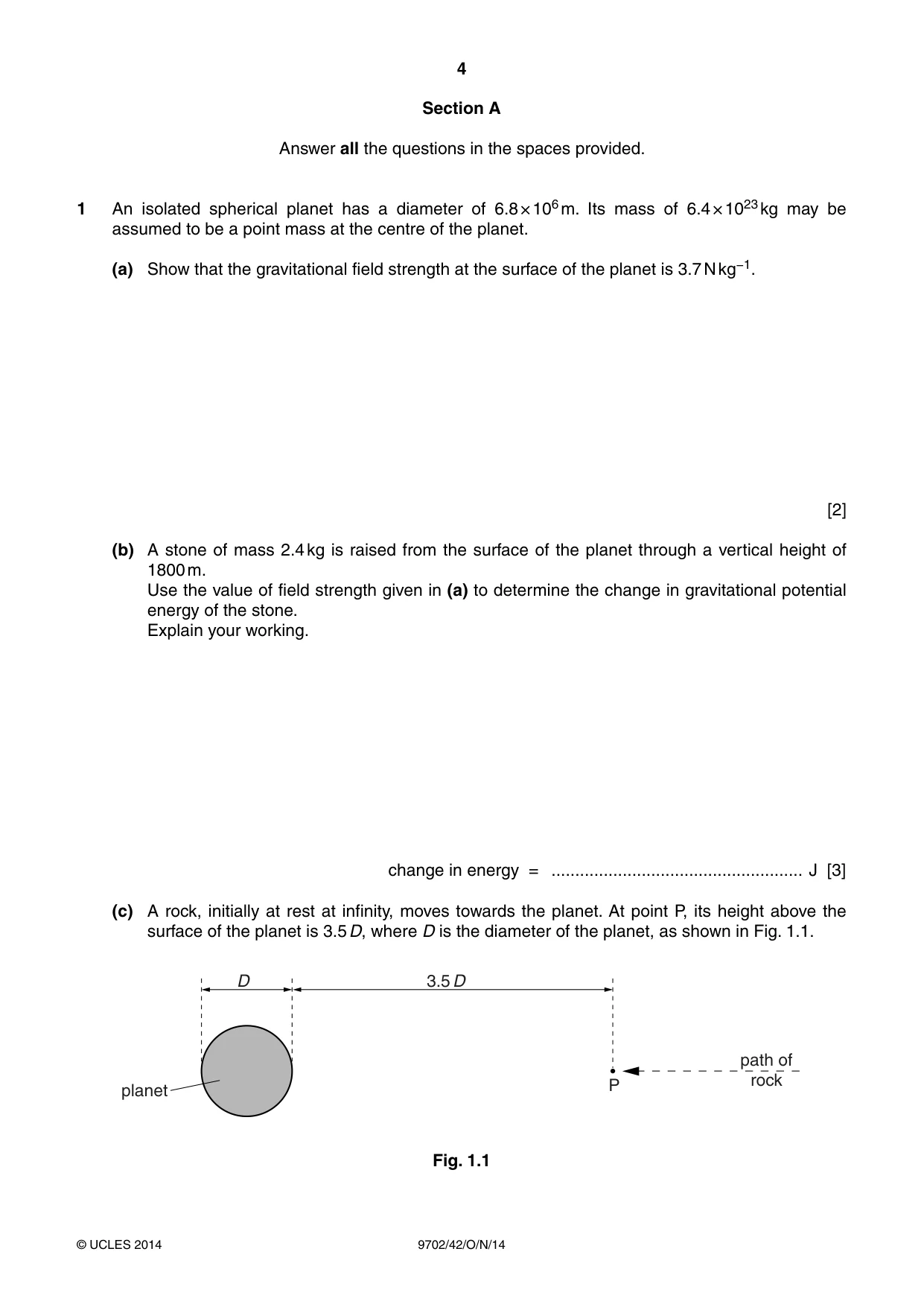 Cambridge A Level Physics 9702 2014 Oct/Nov Paper 4 · Variant 2 question paper, page 4 of 28