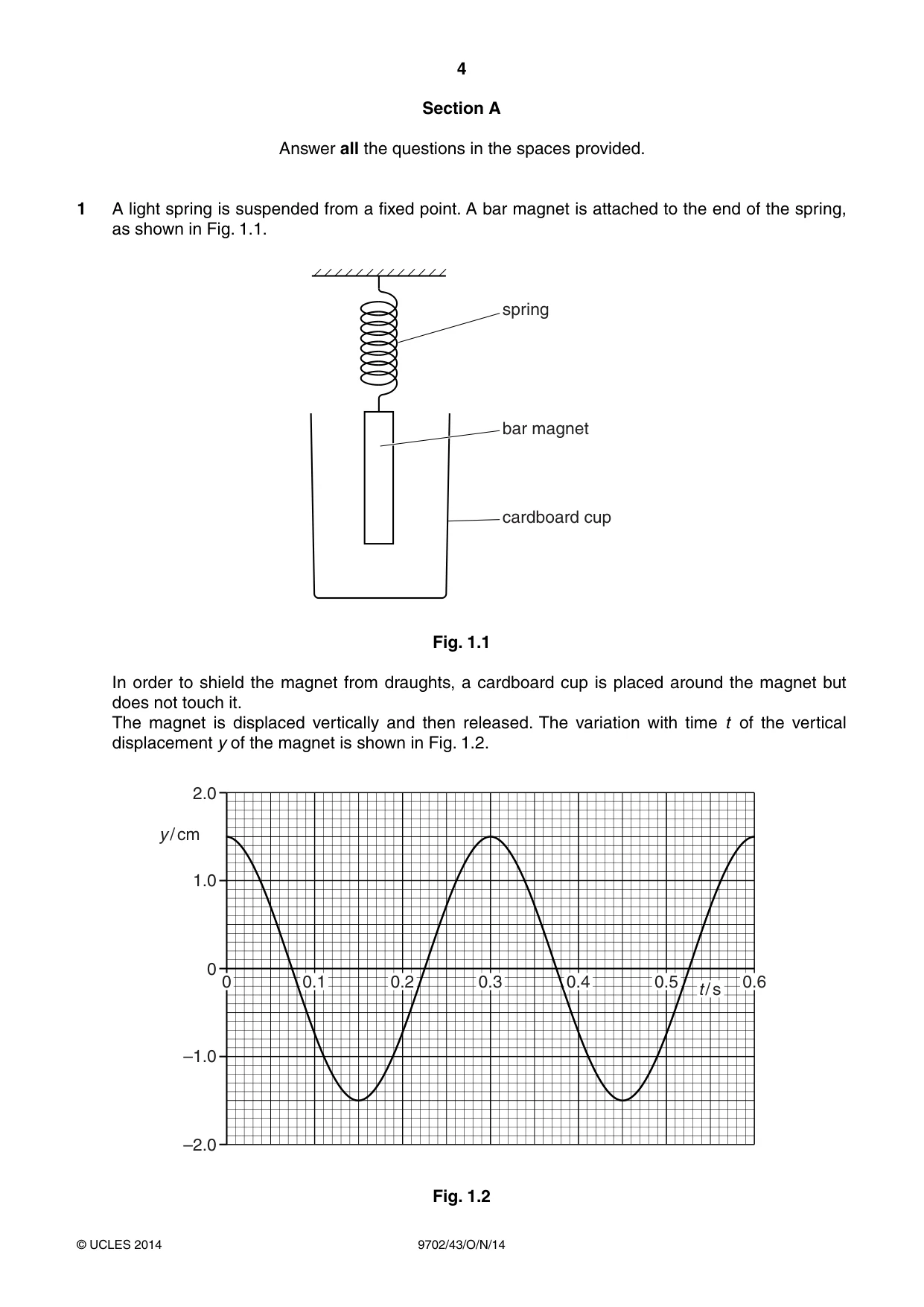 Cambridge A Level Physics 9702 2014 Oct/Nov Paper 4 · Variant 3 question paper, page 4 of 28
