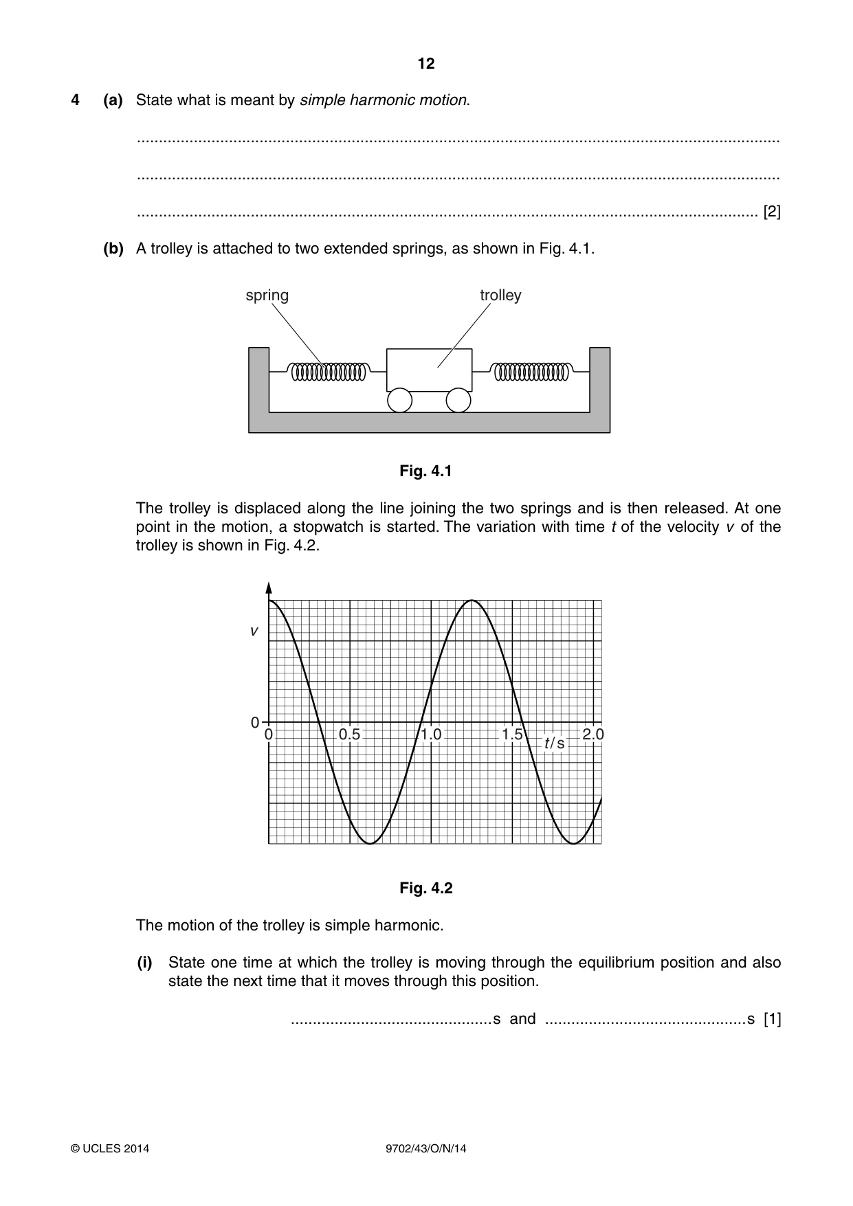 Cambridge A Level Physics 9702 2014 Oct/Nov Paper 4 · Variant 3 question paper, page 12 of 28