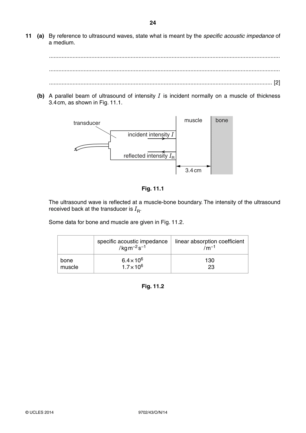 Cambridge A Level Physics 9702 2014 Oct/Nov Paper 4 · Variant 3 question paper, page 24 of 28