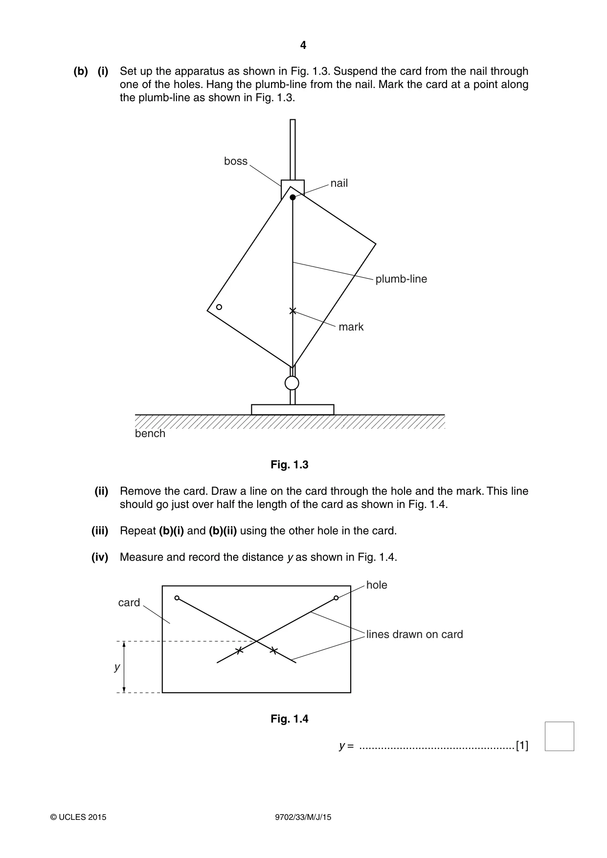 Cambridge A Level Physics 9702 2015 May/June Paper 3 · Variant 3 question paper, page 4 of 16