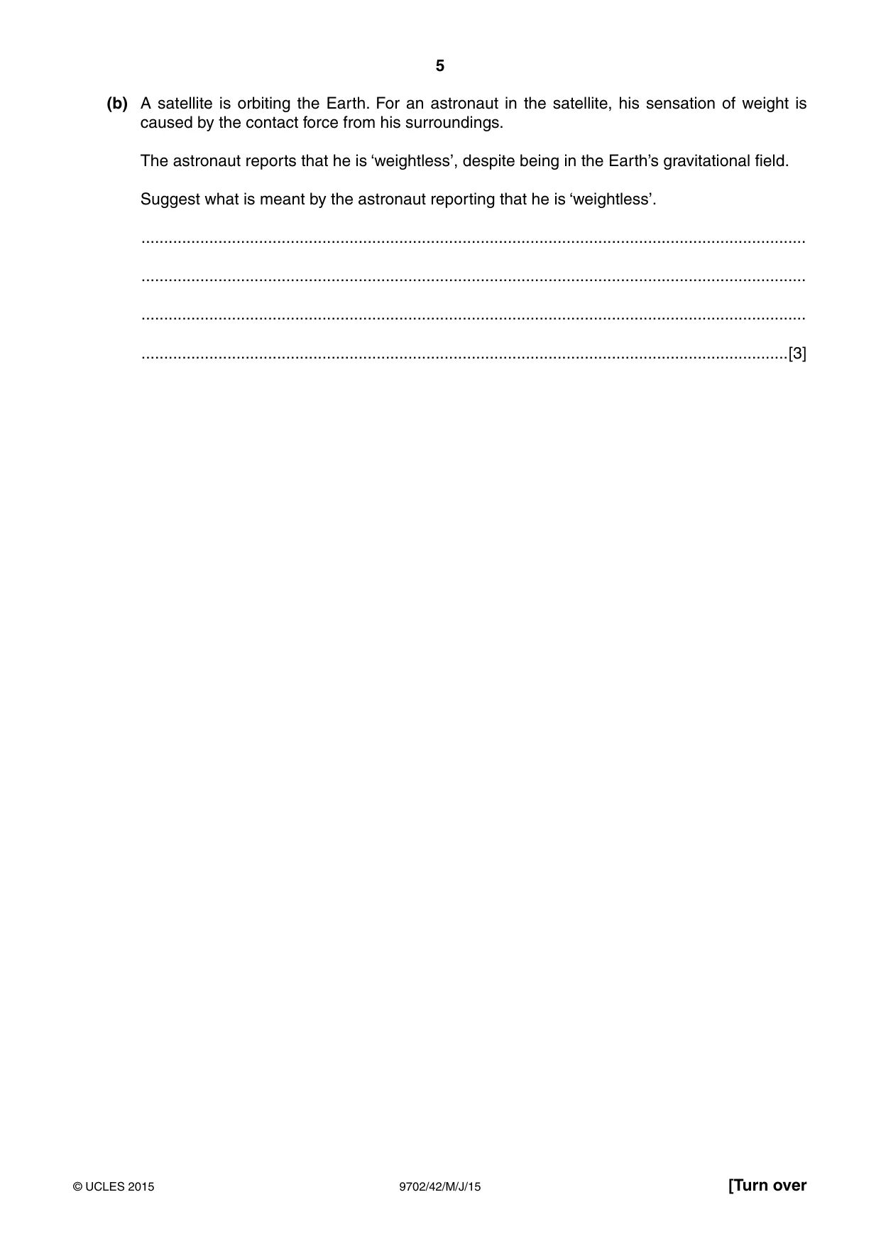 Cambridge A Level Physics 9702 2015 May/June Paper 4 · Variant 2 question paper, page 5 of 24