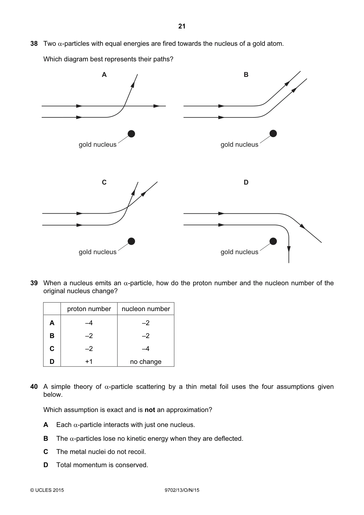 Cambridge A Level Physics 9702 2015 Oct/Nov Paper 1 · Variant 3 question paper, page 21 of 24
