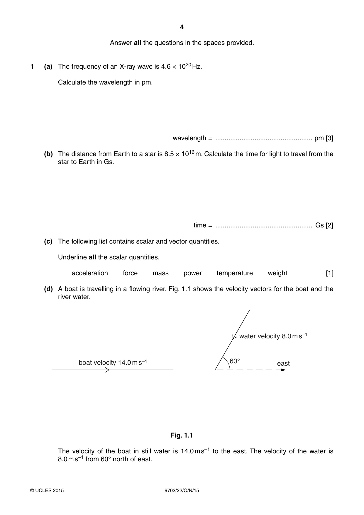 Cambridge A Level Physics 9702 2015 Oct/Nov Paper 2 · Variant 2 question paper, page 4 of 16