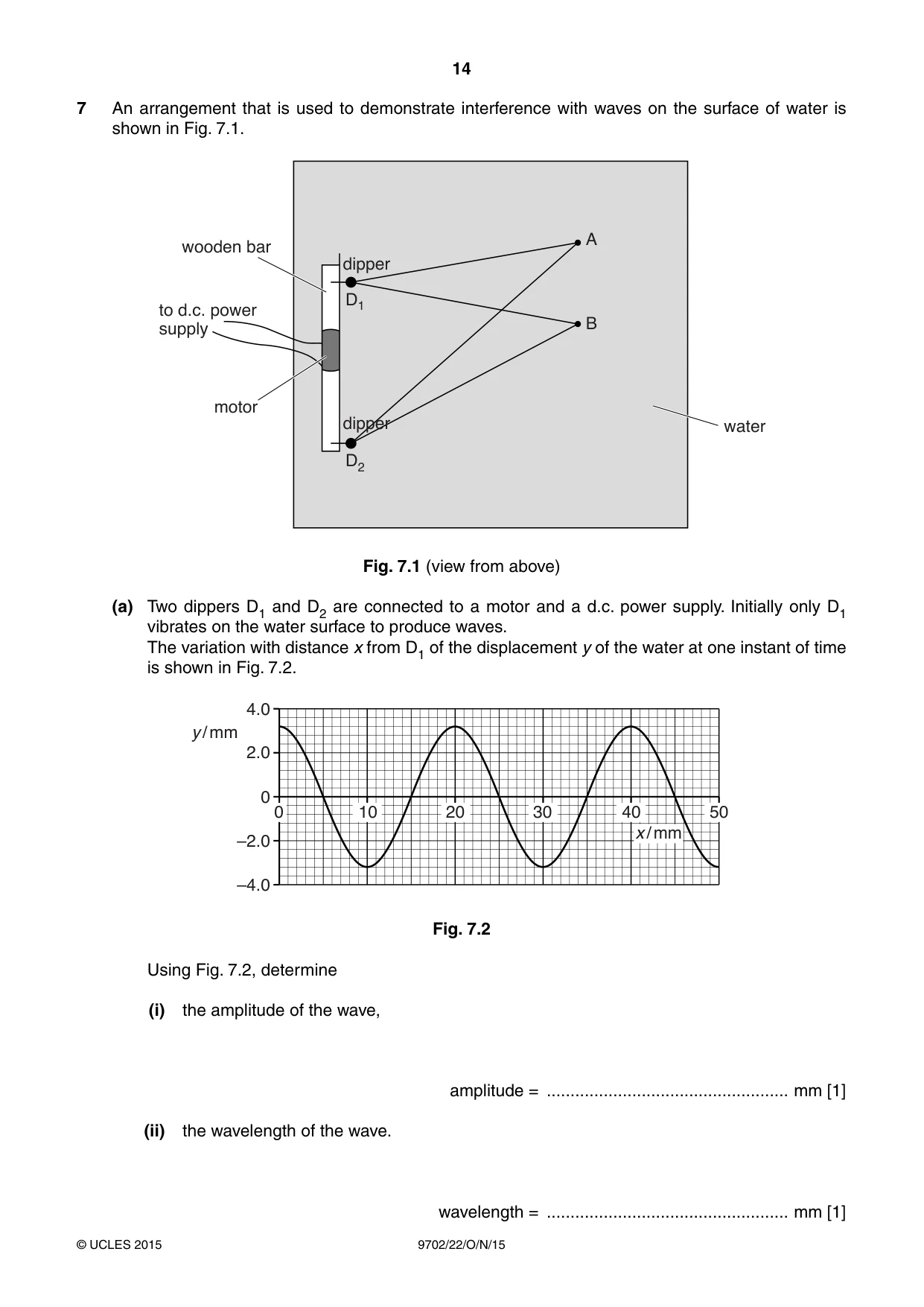 Cambridge A Level Physics 9702 2015 Oct/Nov Paper 2 · Variant 2 question paper, page 14 of 16