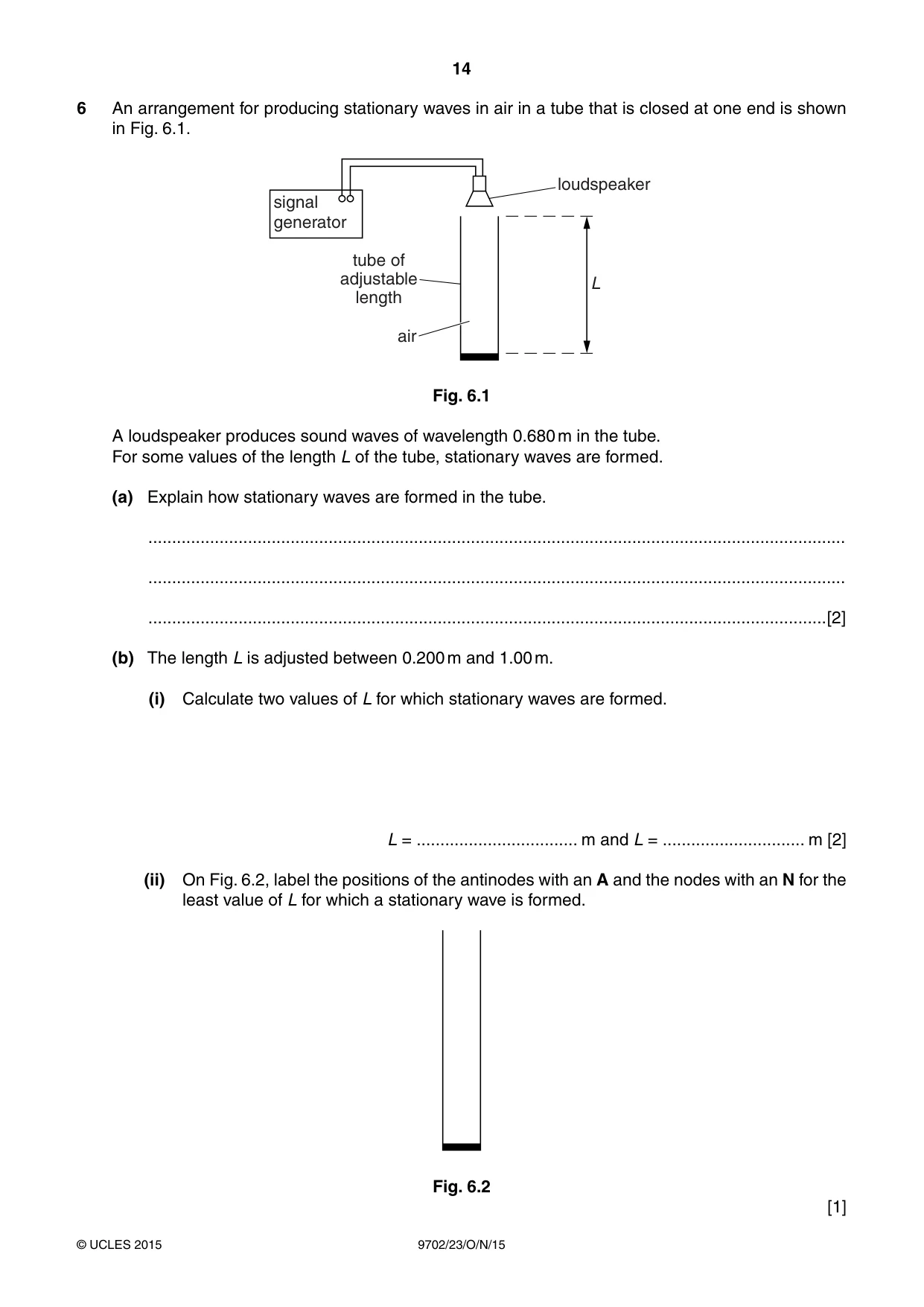 Cambridge A Level Physics 9702 2015 Oct/Nov Paper 2 · Variant 3 question paper, page 14 of 16
