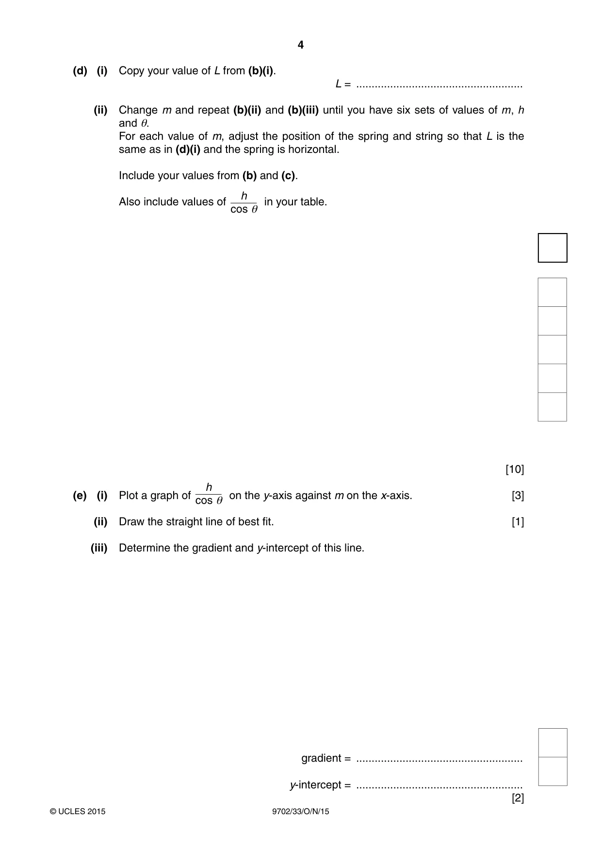 Cambridge A Level Physics 9702 2015 Oct/Nov Paper 3 · Variant 3 question paper, page 4 of 12