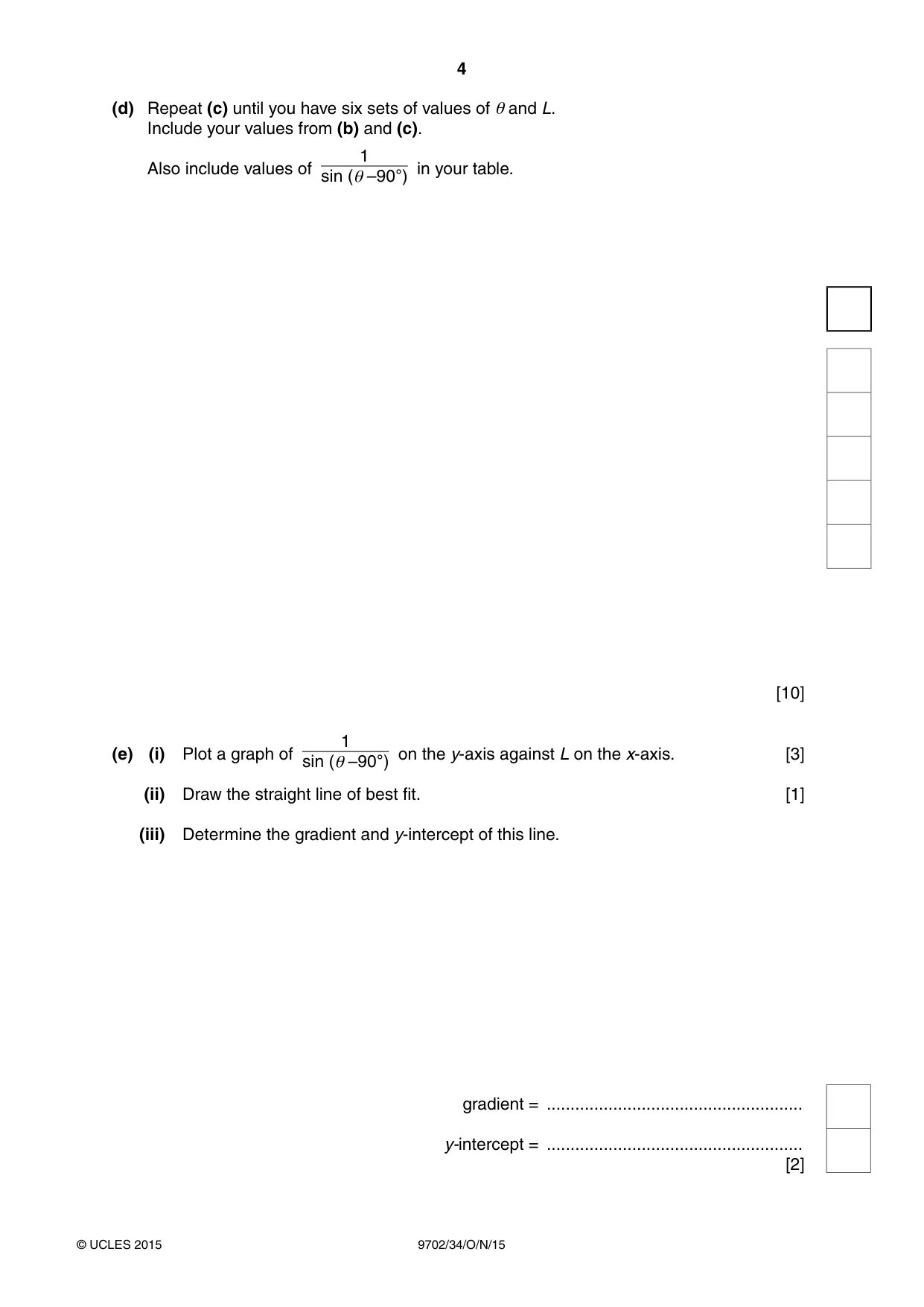 Cambridge A Level Physics 9702 2015 Oct/Nov Paper 3 · Variant 4 question paper, page 4 of 12
