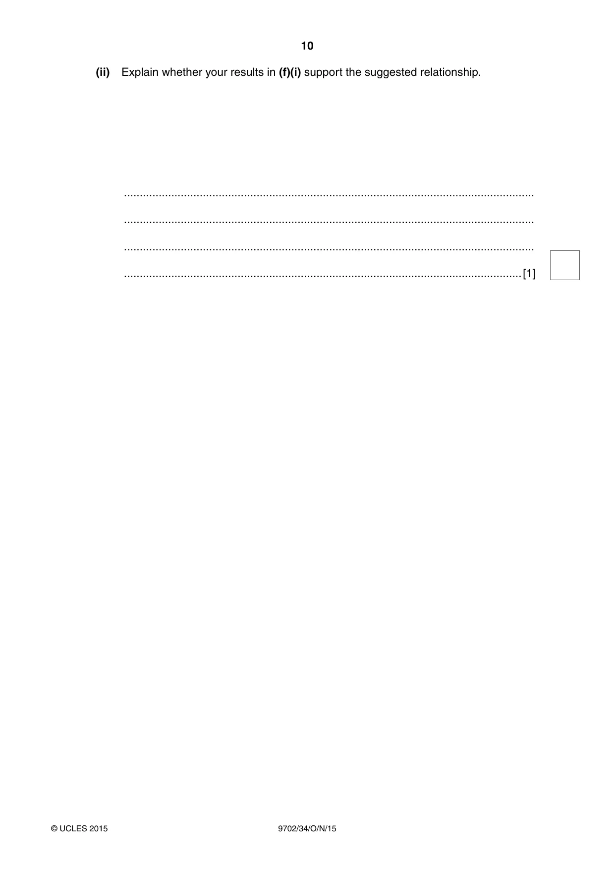Cambridge A Level Physics 9702 2015 Oct/Nov Paper 3 · Variant 4 question paper, page 10 of 12