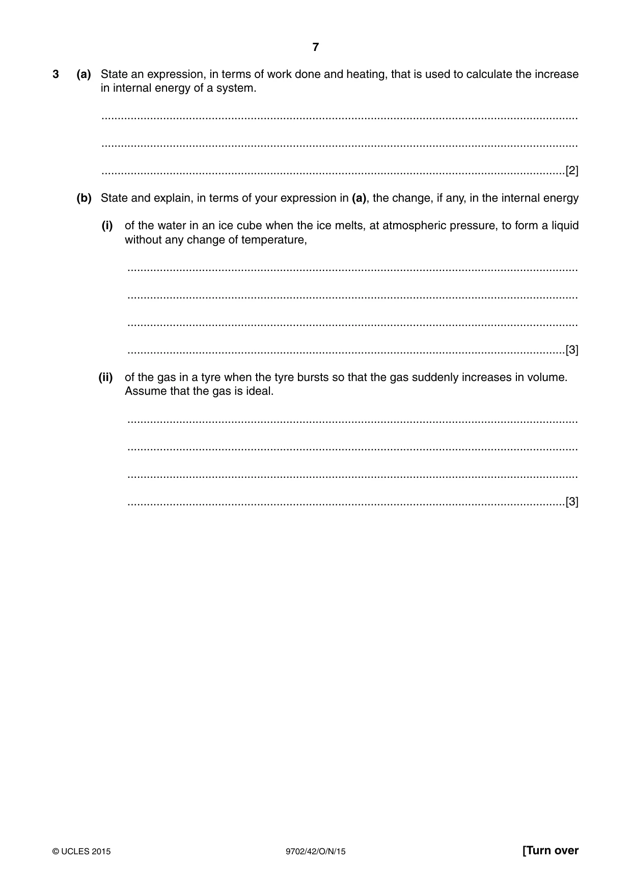 Cambridge A Level Physics 9702 2015 Oct/Nov Paper 4 · Variant 2 question paper, page 7 of 24