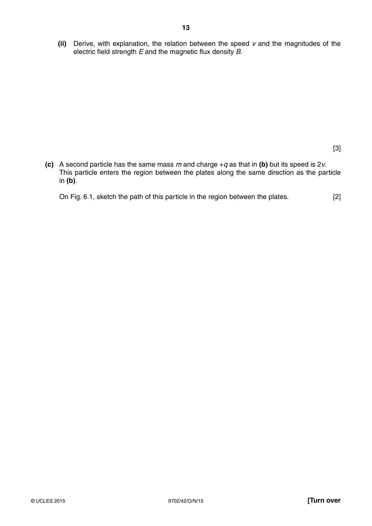 Cambridge A Level Physics 9702 2015 Oct/Nov Paper 4 · Variant 2 question paper, page 13 of 24