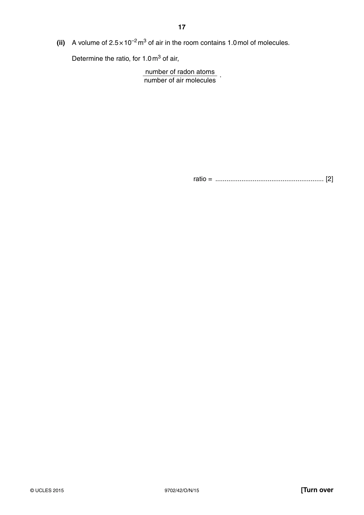 Cambridge A Level Physics 9702 2015 Oct/Nov Paper 4 · Variant 2 question paper, page 17 of 24