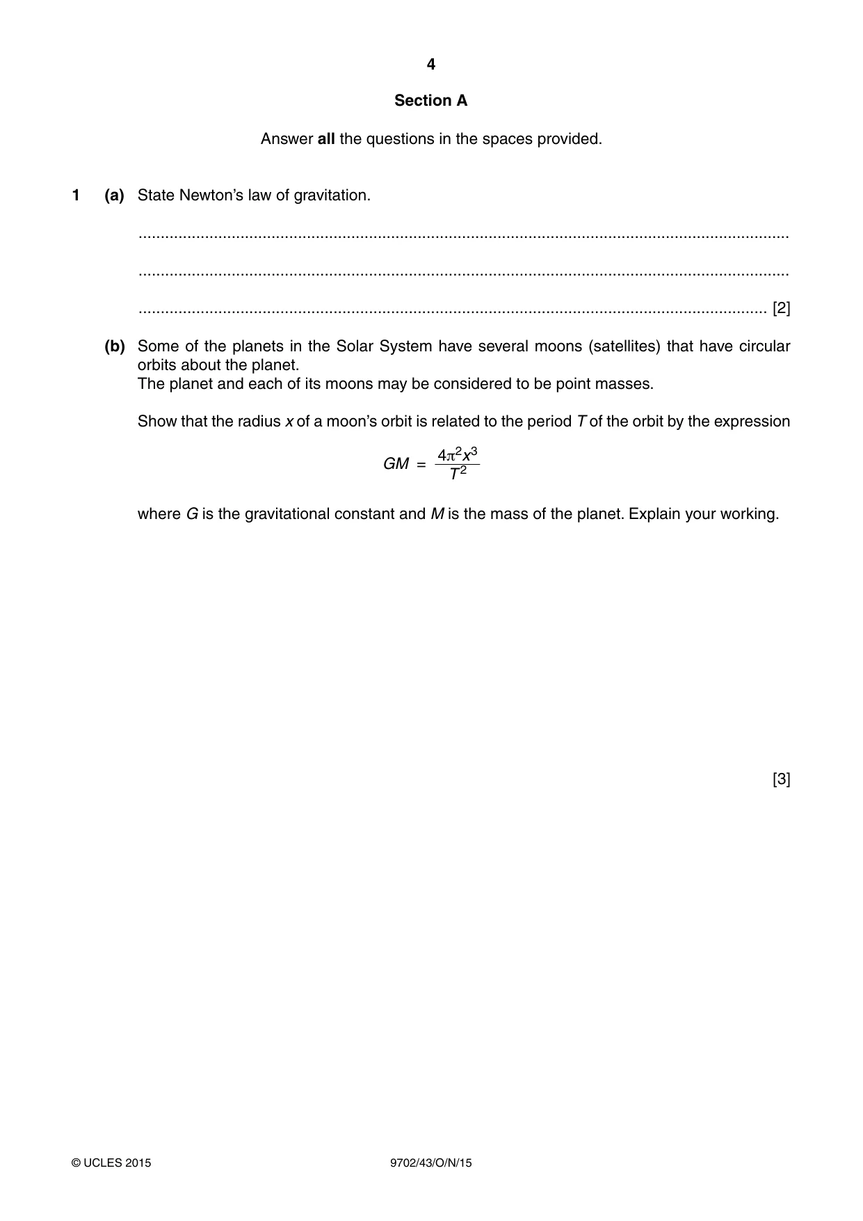 Cambridge A Level Physics 9702 2015 Oct/Nov Paper 4 · Variant 3 question paper, page 4 of 24