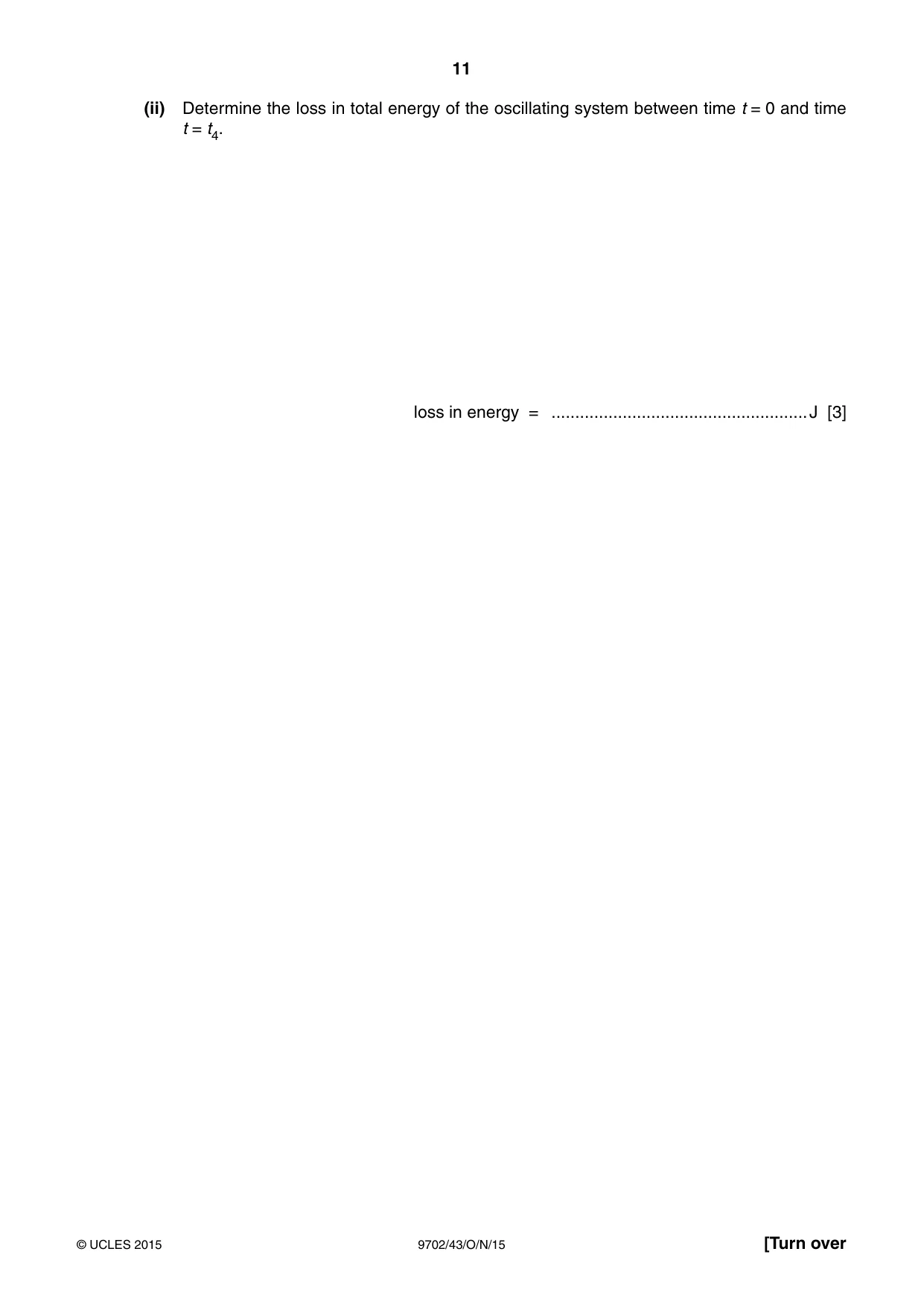 Cambridge A Level Physics 9702 2015 Oct/Nov Paper 4 · Variant 3 question paper, page 11 of 24