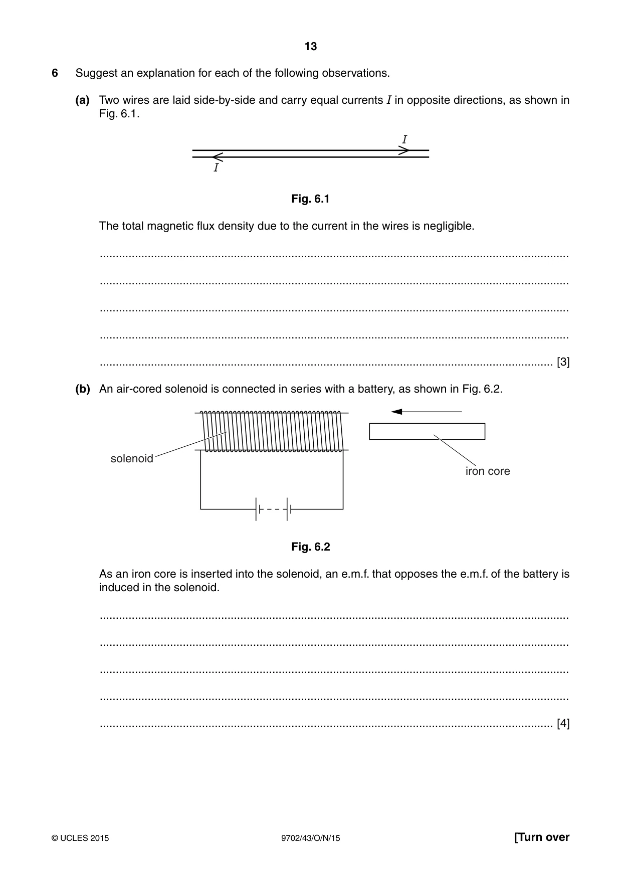 Cambridge A Level Physics 9702 2015 Oct/Nov Paper 4 · Variant 3 question paper, page 13 of 24