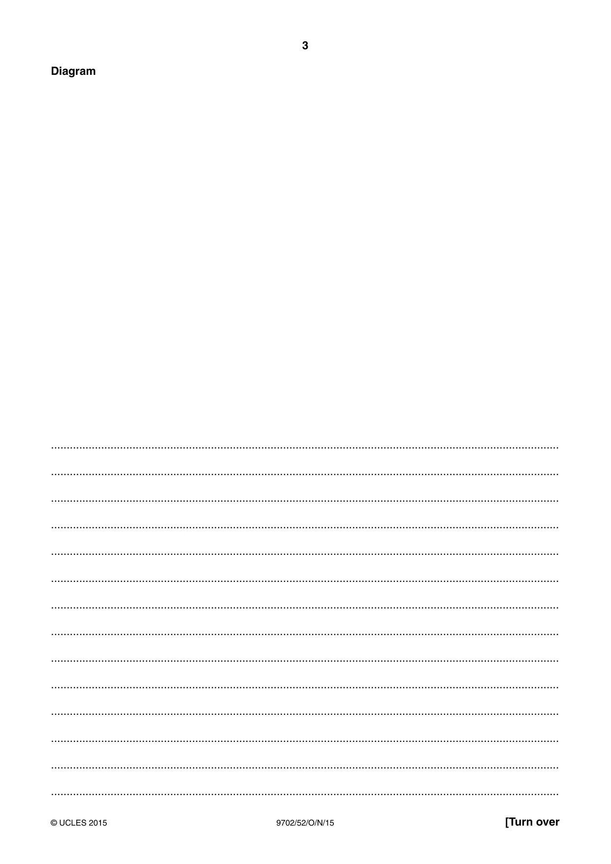 Cambridge A Level Physics 9702 2015 Oct/Nov Paper 5 · Variant 2 question paper, page 3 of 8