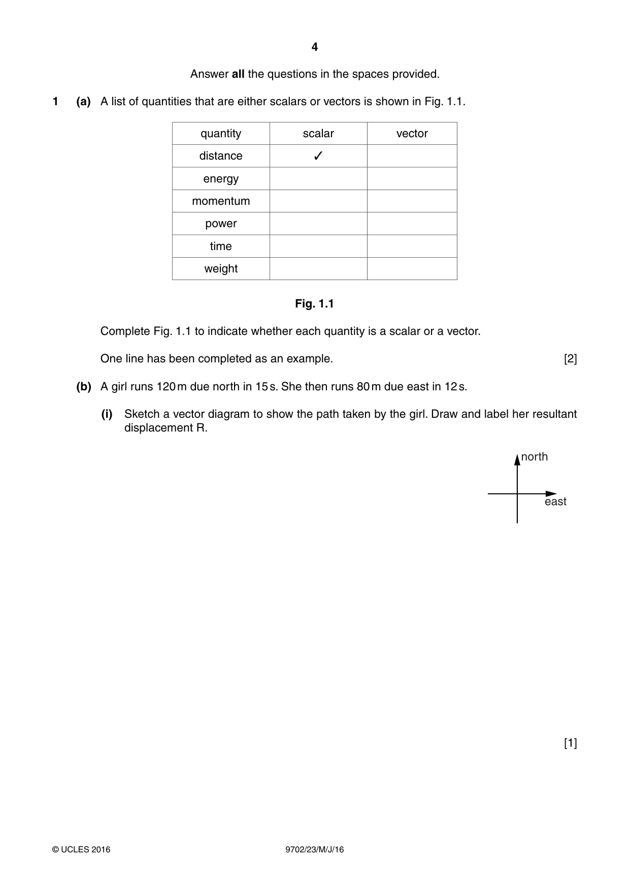 Cambridge A Level Physics 9702 2016 May/June Paper 2 · Variant 3 question paper, page 4 of 16
