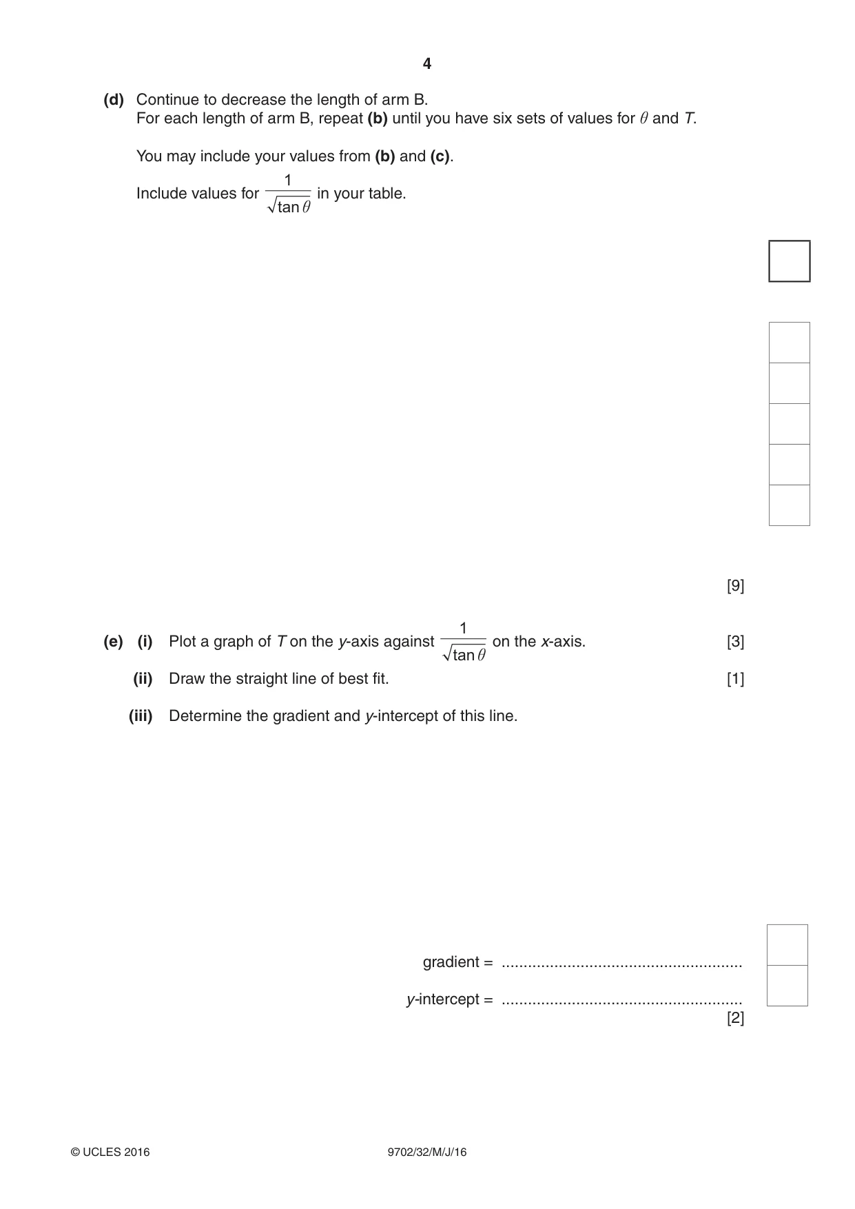 Cambridge A Level Physics 9702 2016 May/June Paper 3 · Variant 2 question paper, page 4 of 12