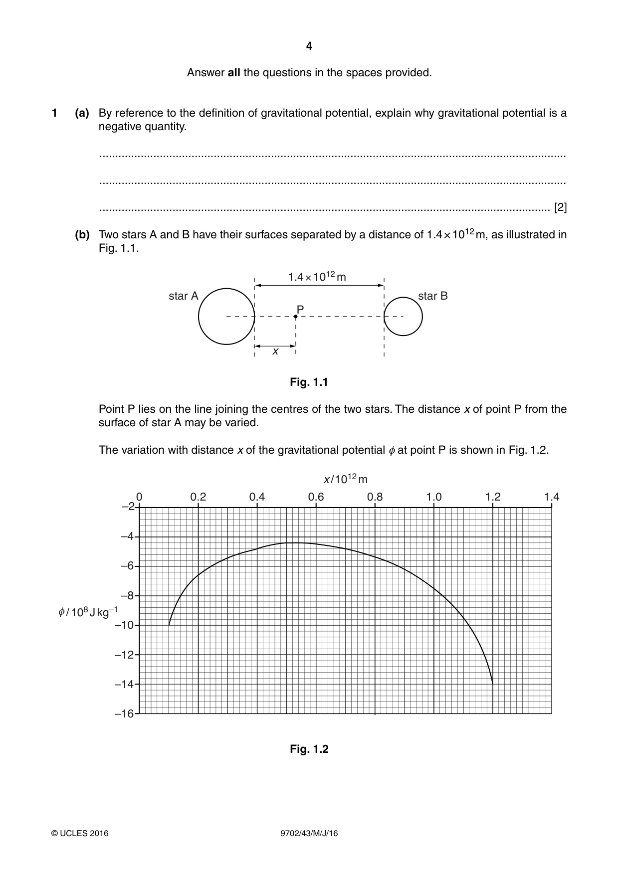 Cambridge A Level Physics 9702 2016 May/June Paper 4 · Variant 3 question paper, page 4 of 28