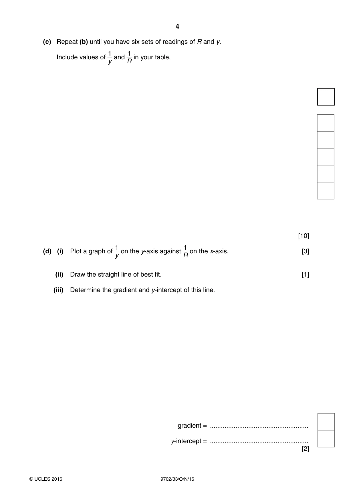 Cambridge A Level Physics 9702 2016 Oct/Nov Paper 3 · Variant 3 question paper, page 4 of 12