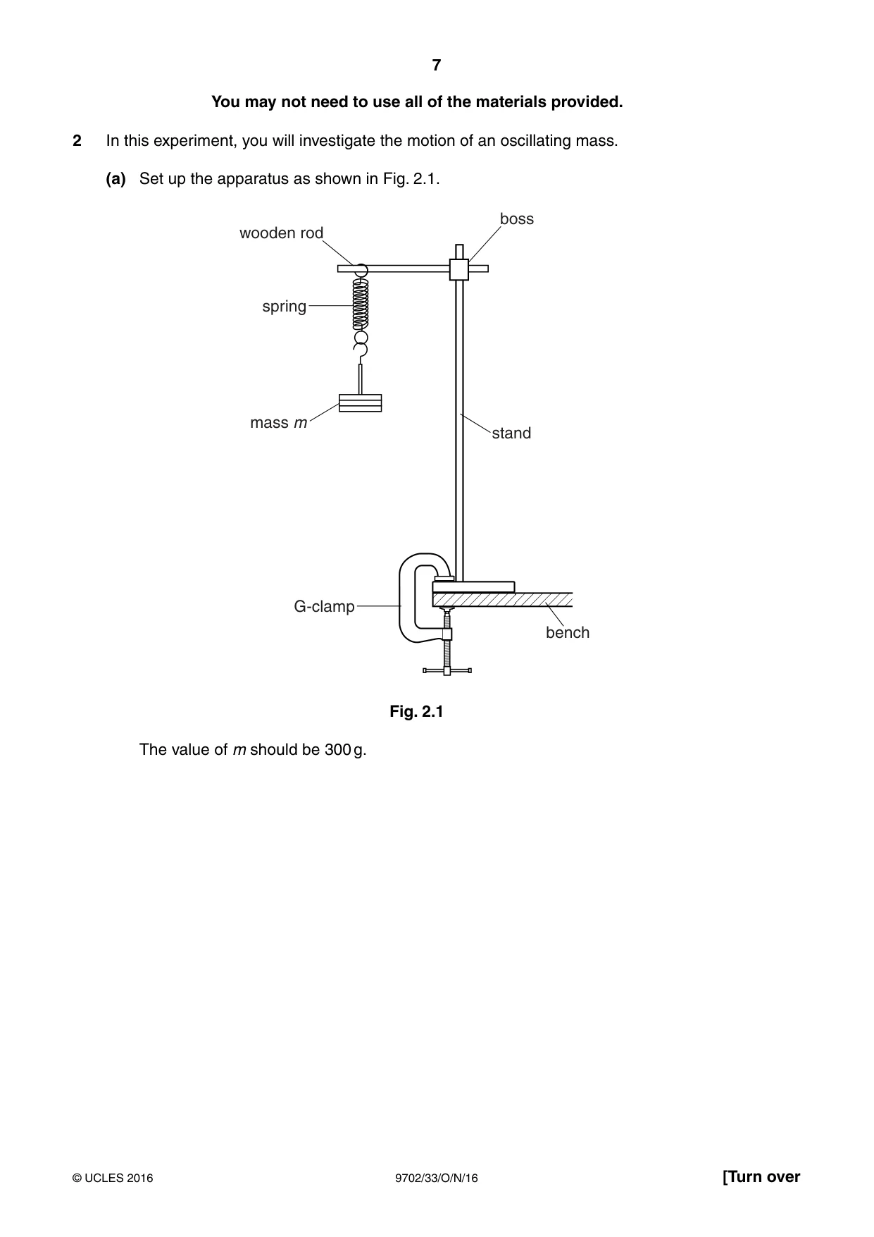 Cambridge A Level Physics 9702 2016 Oct/Nov Paper 3 · Variant 3 question paper, page 7 of 12