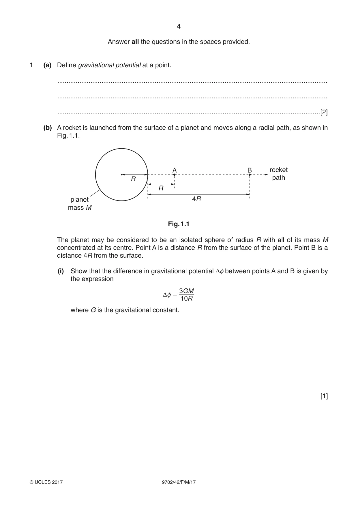 Cambridge A Level Physics 9702 2017 Feb/March Paper 4 · Variant 2 question paper, page 4 of 24
