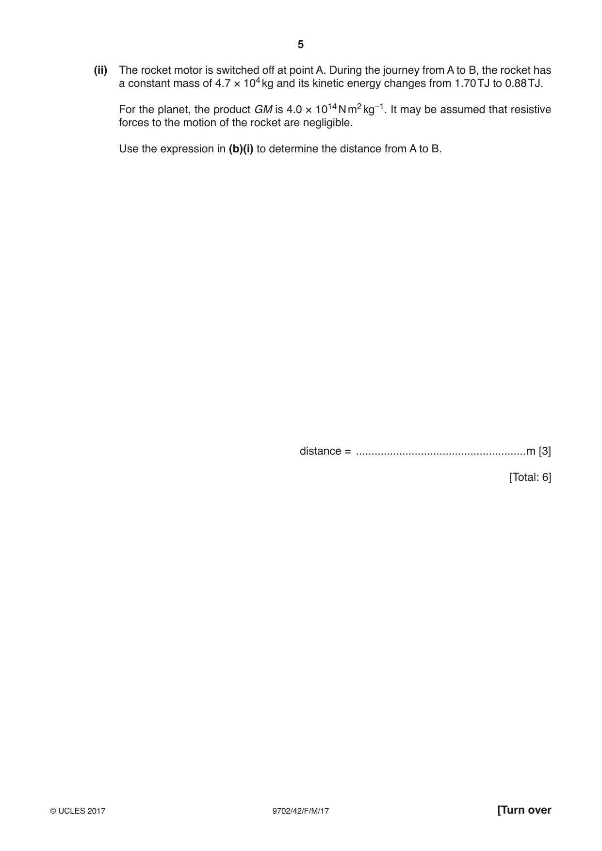 Cambridge A Level Physics 9702 2017 Feb/March Paper 4 · Variant 2 question paper, page 5 of 24