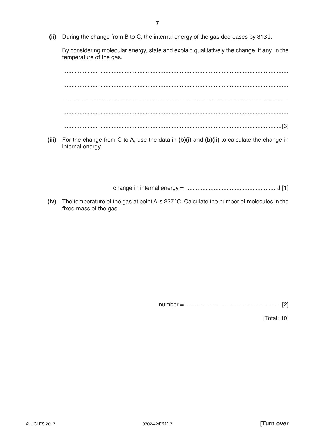 Cambridge A Level Physics 9702 2017 Feb/March Paper 4 · Variant 2 question paper, page 7 of 24