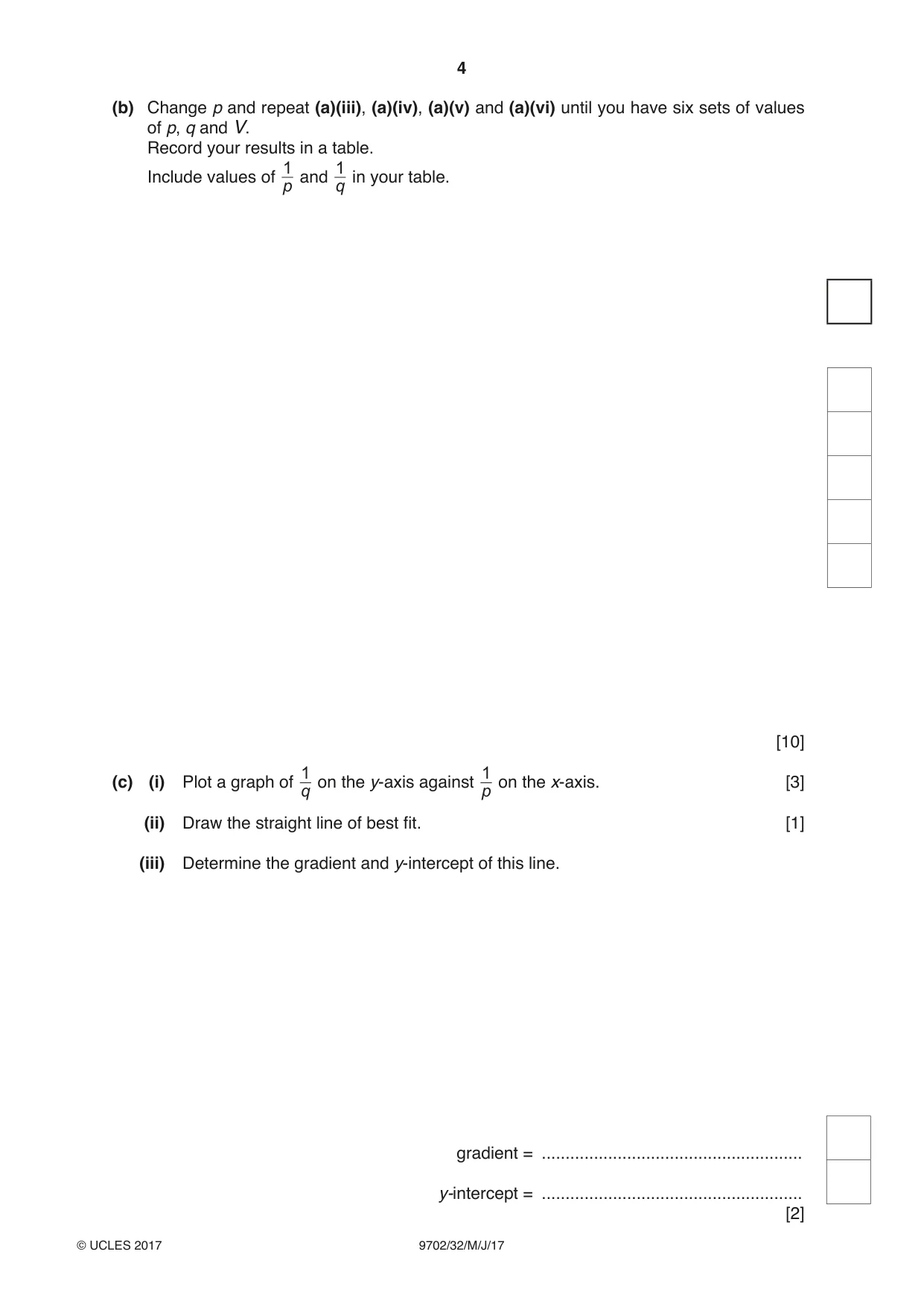 Cambridge A Level Physics 9702 2017 May/June Paper 3 · Variant 2 question paper, page 4 of 12