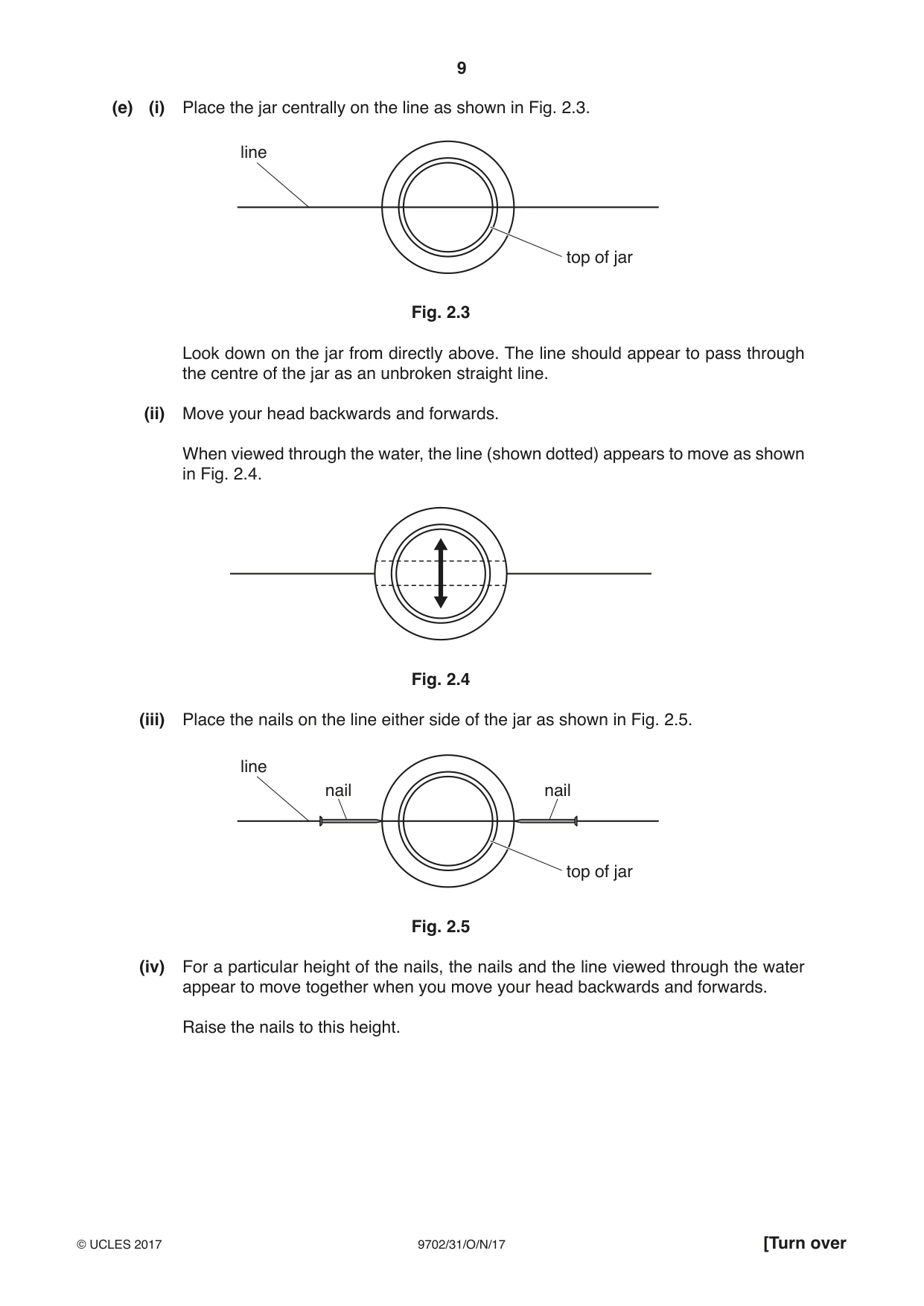 Cambridge A Level Physics 9702 2017 Oct/Nov Paper 3 · Variant 1 question paper, page 9 of 12