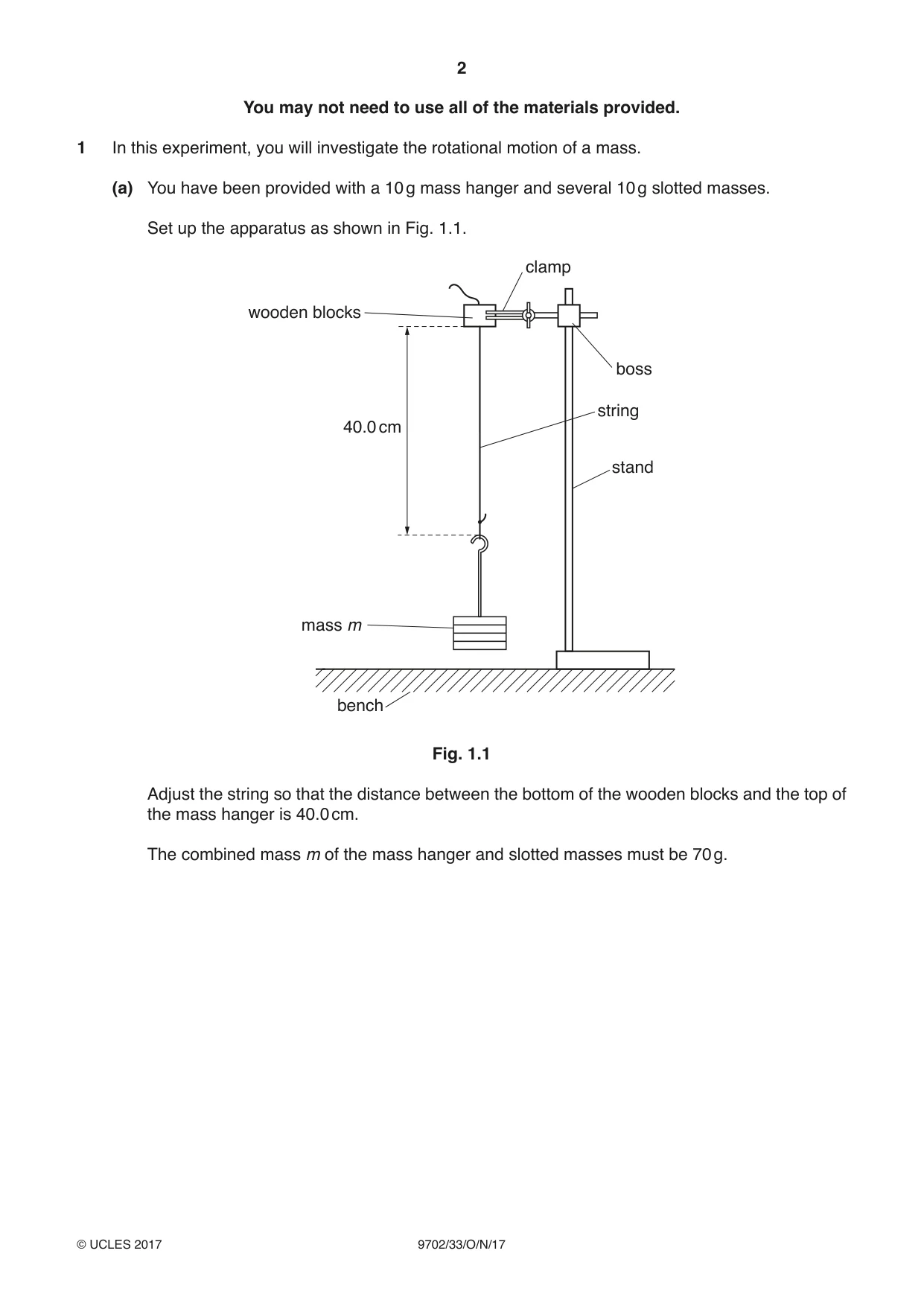 Cambridge A Level Physics 9702 2017 Oct/Nov Paper 3 · Variant 3 question paper, page 2 of 12