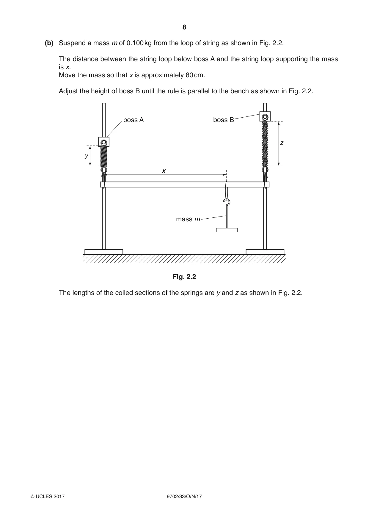 Cambridge A Level Physics 9702 2017 Oct/Nov Paper 3 · Variant 3 question paper, page 8 of 12