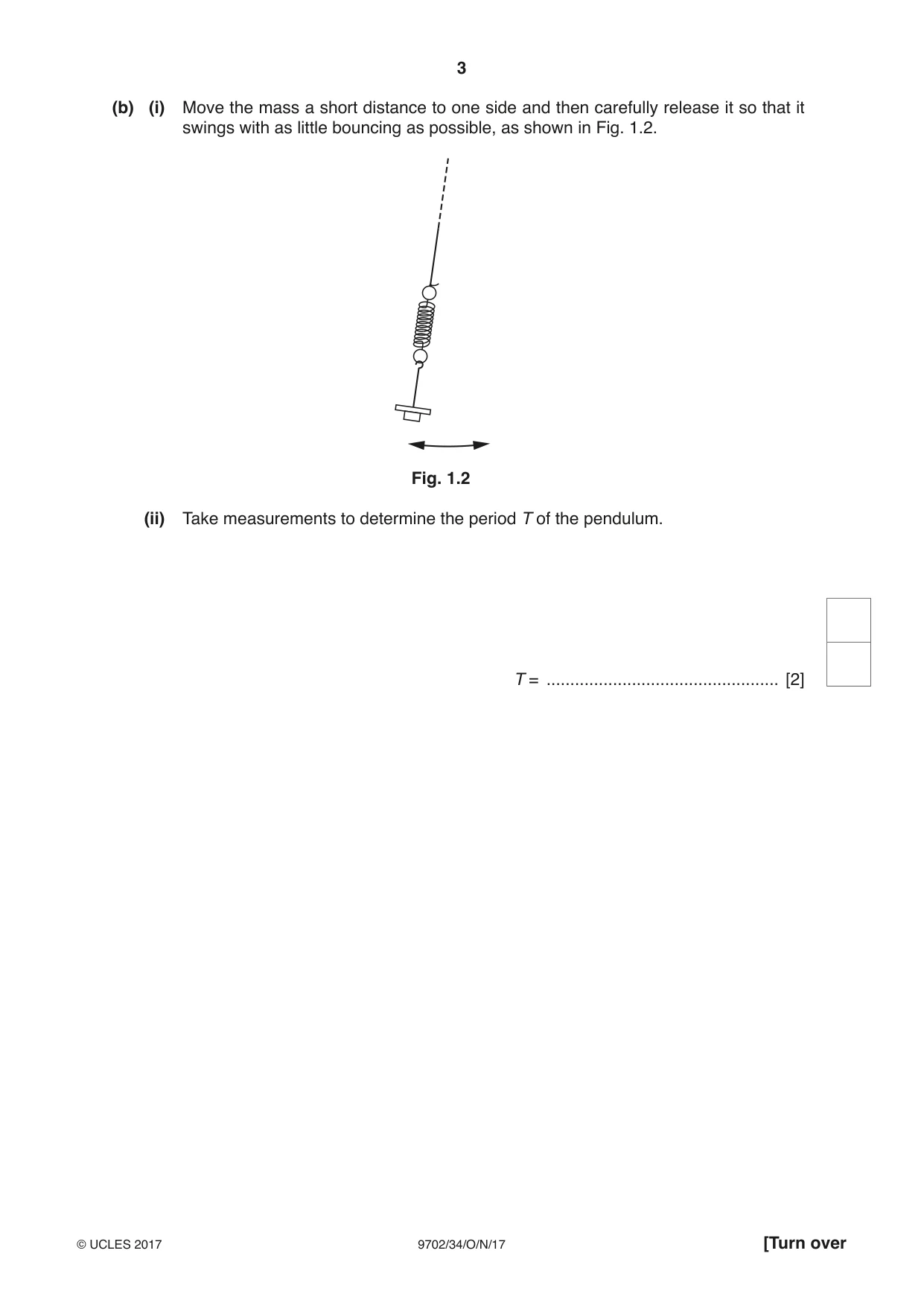 Cambridge A Level Physics 9702 2017 Oct/Nov Paper 3 · Variant 4 question paper, page 3 of 12