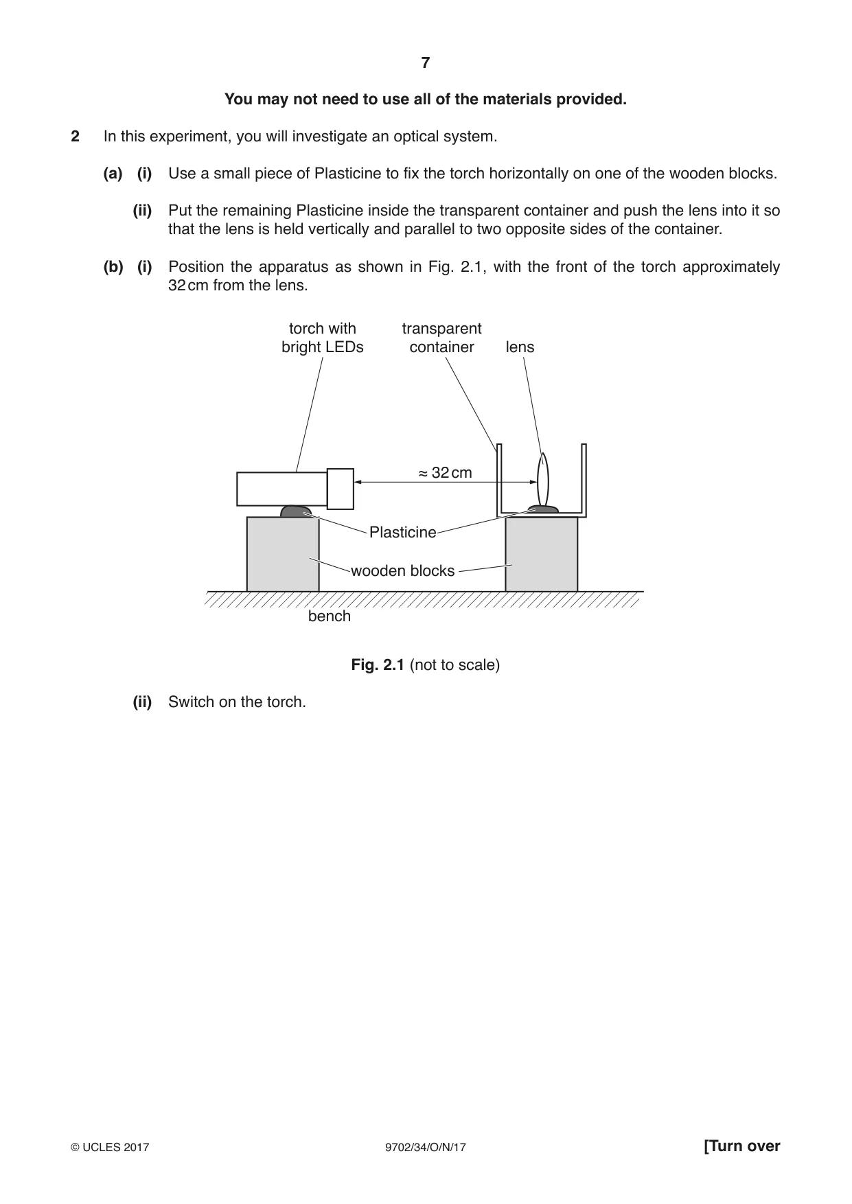 Cambridge A Level Physics 9702 2017 Oct/Nov Paper 3 · Variant 4 question paper, page 7 of 12