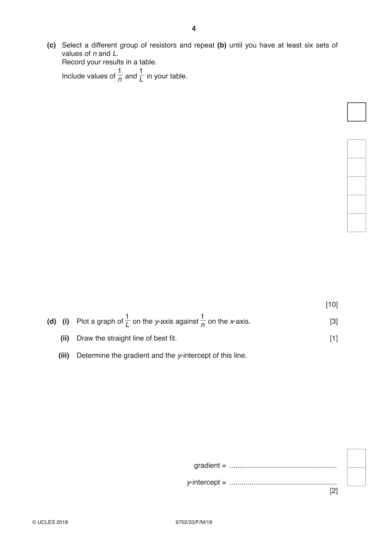 Cambridge A Level Physics 9702 2018 Feb/March Paper 3 · Variant 3 question paper, page 4 of 12