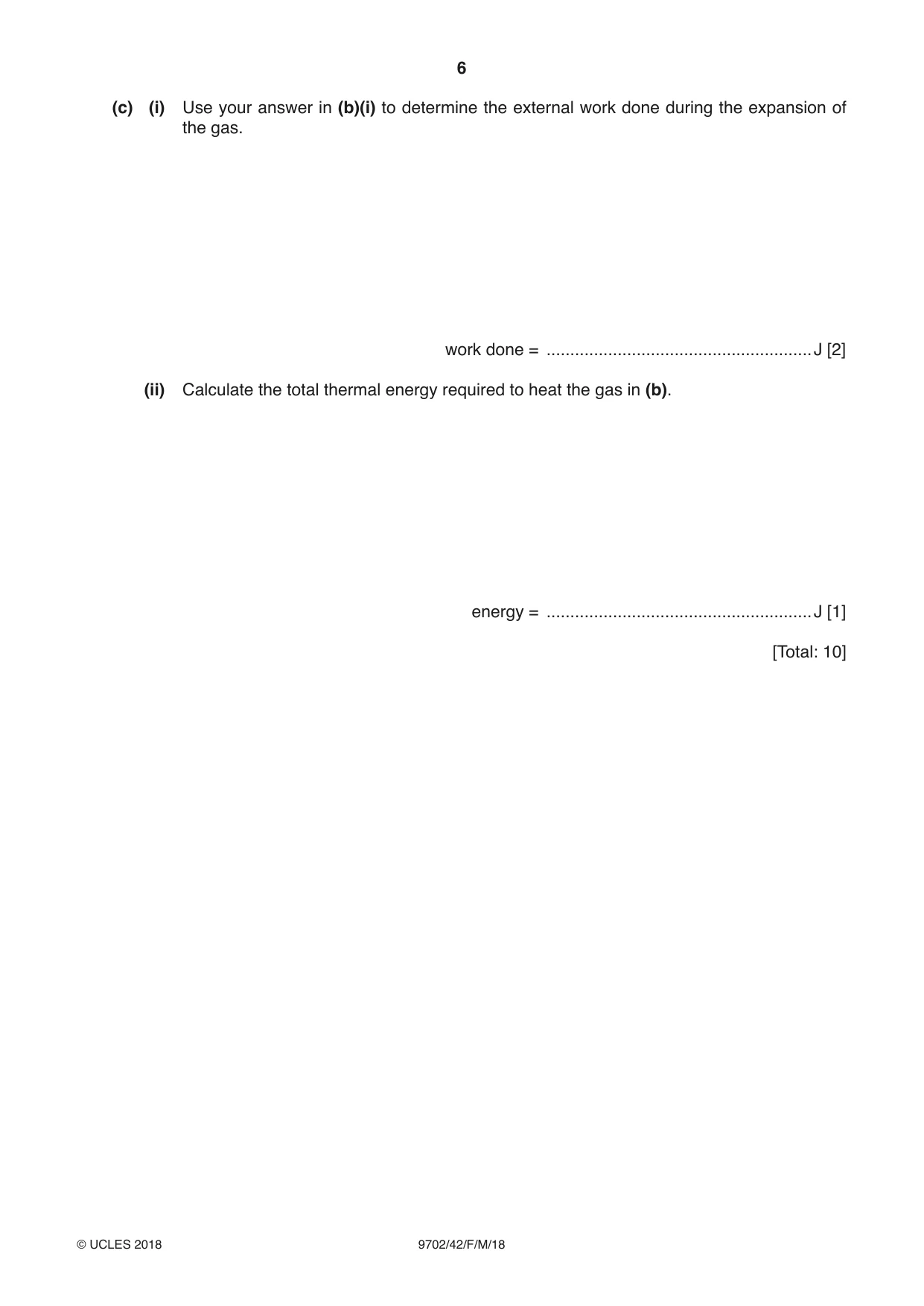 Cambridge A Level Physics 9702 2018 Feb/March Paper 4 · Variant 2 question paper, page 6 of 28