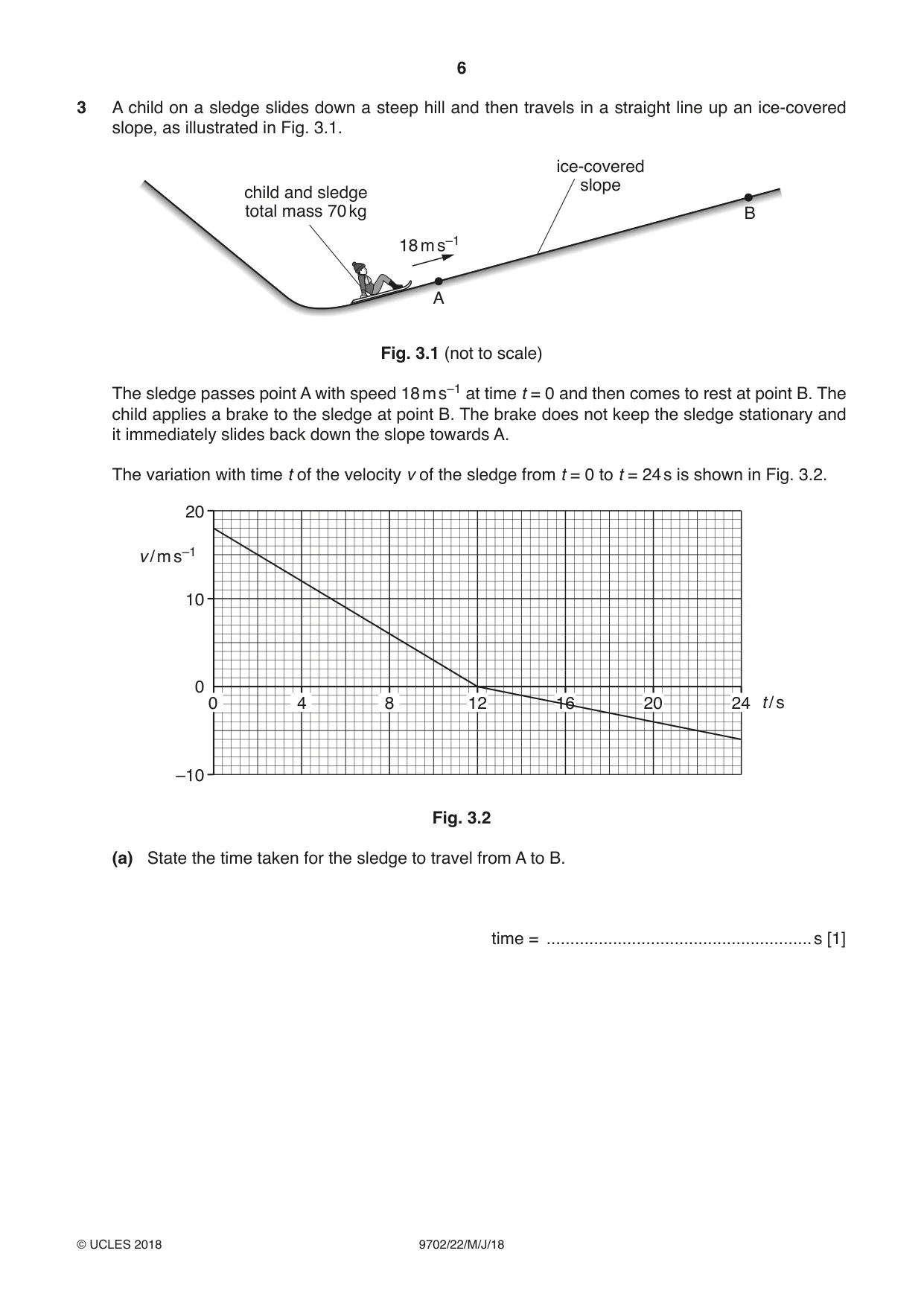 Cambridge A Level Physics 9702 2018 May/June Paper 2 · Variant 2 question paper, page 6 of 16